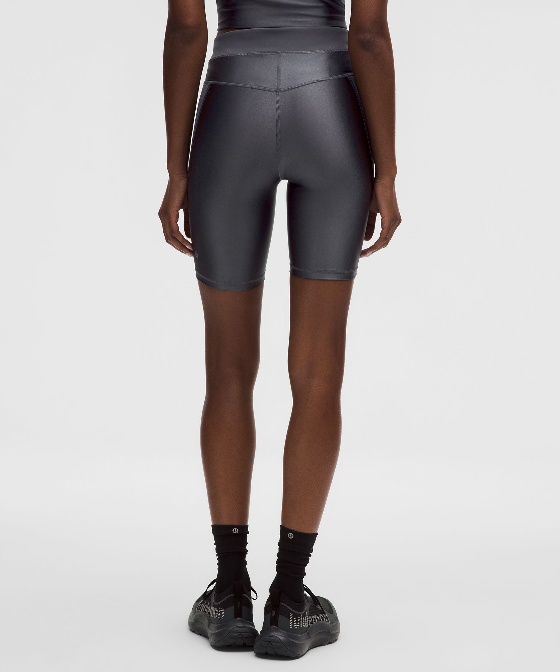 Lululemon Women's Satin Shine Panelled High-Rise Short 8" *Wordmark