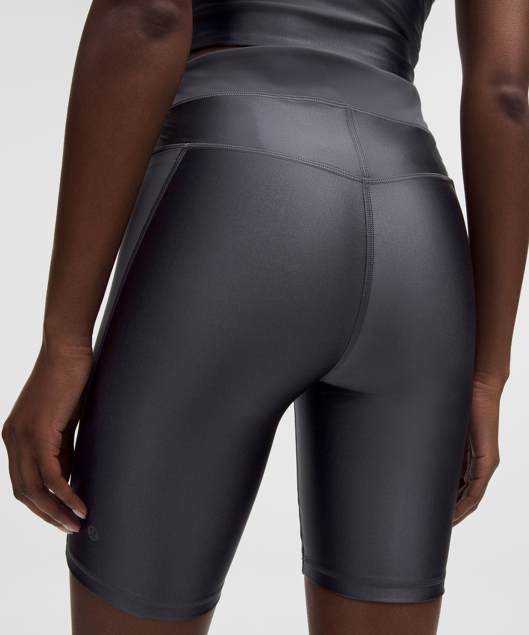 Lululemon Women's Satin Shine Panelled High-Rise Short 8" *Wordmark