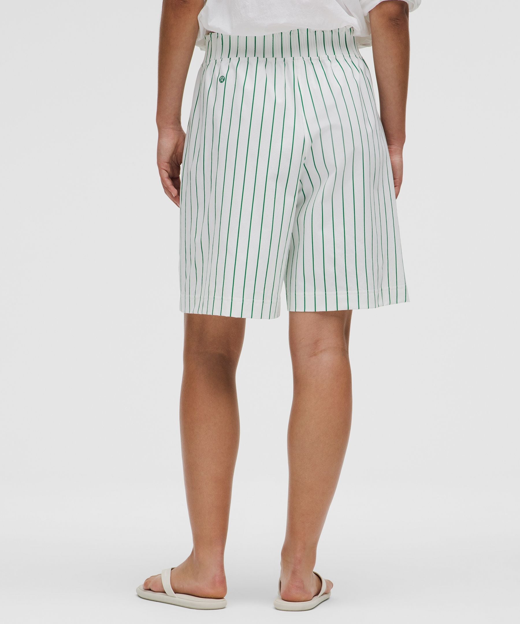 Lululemon Women's Stretch Woven Ruffle-Waist High-Rise Short 9"