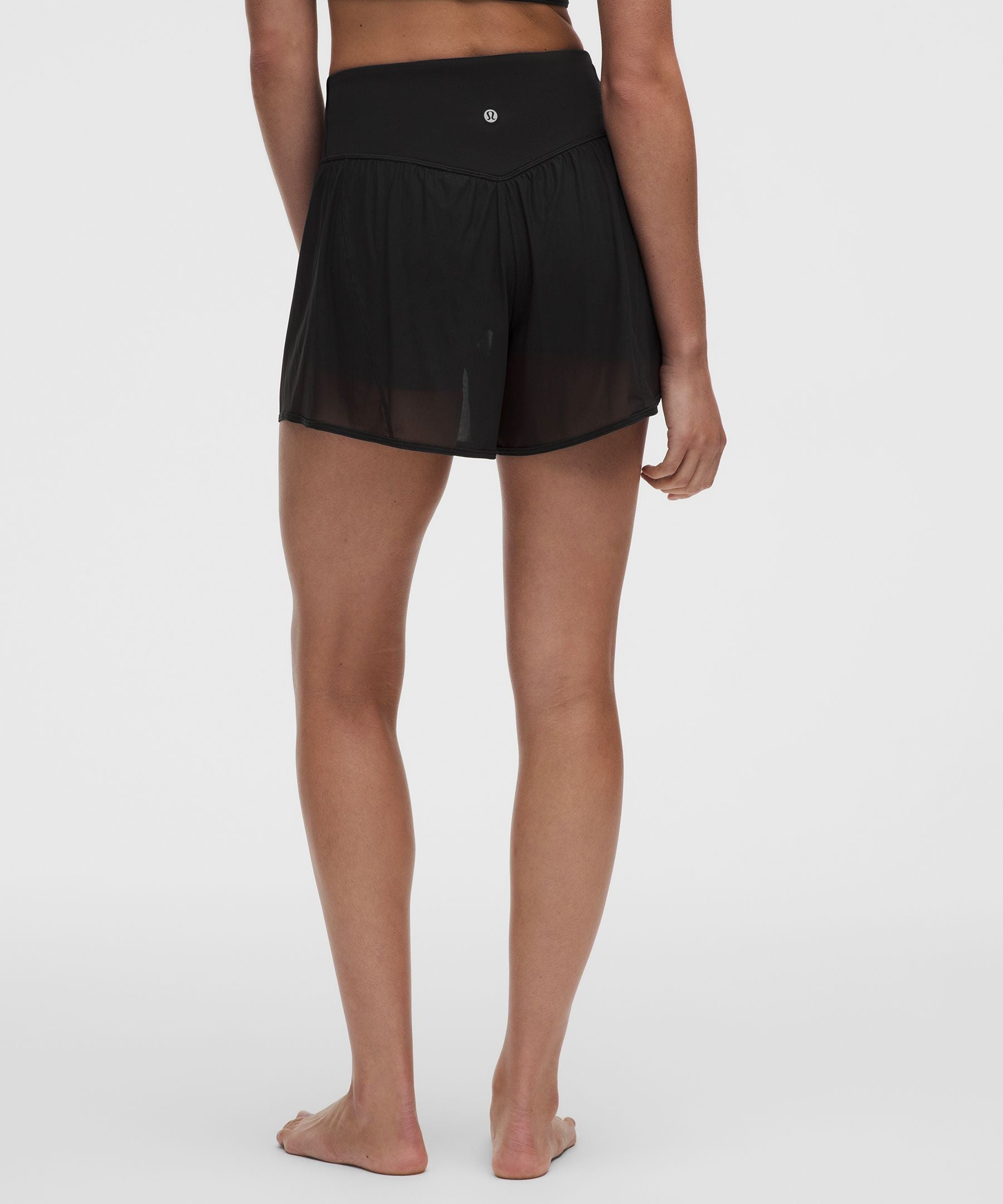 Lululemon Women's Nulu and Mesh High-Rise Studio Short 3.5"
