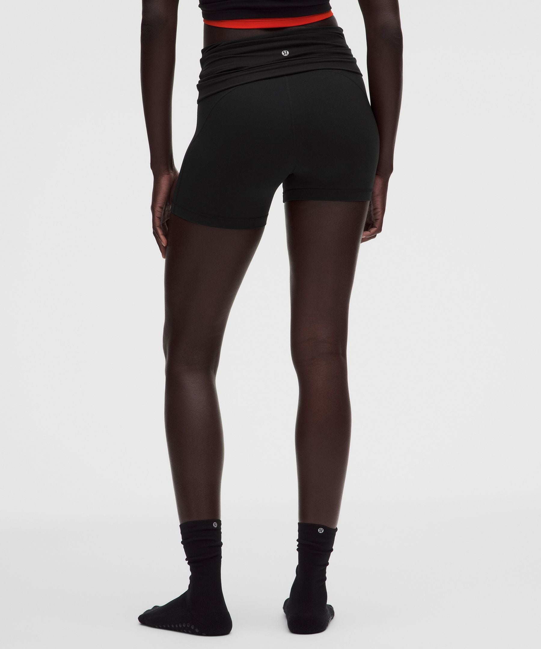 Lululemon Women's Groove Foldover Mid-Rise Short 4"