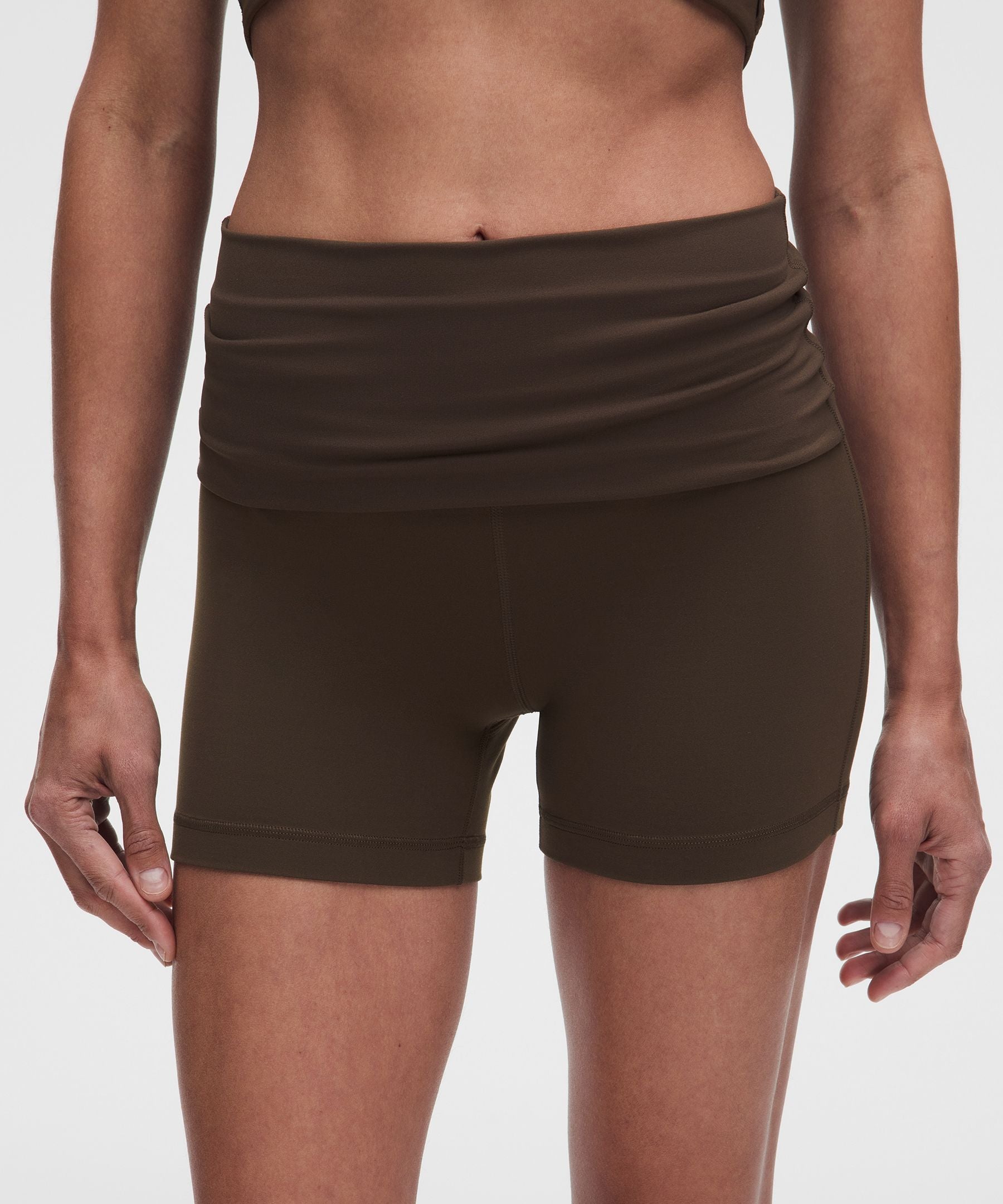 Lululemon Women's Groove Foldover Mid-Rise Short 4"