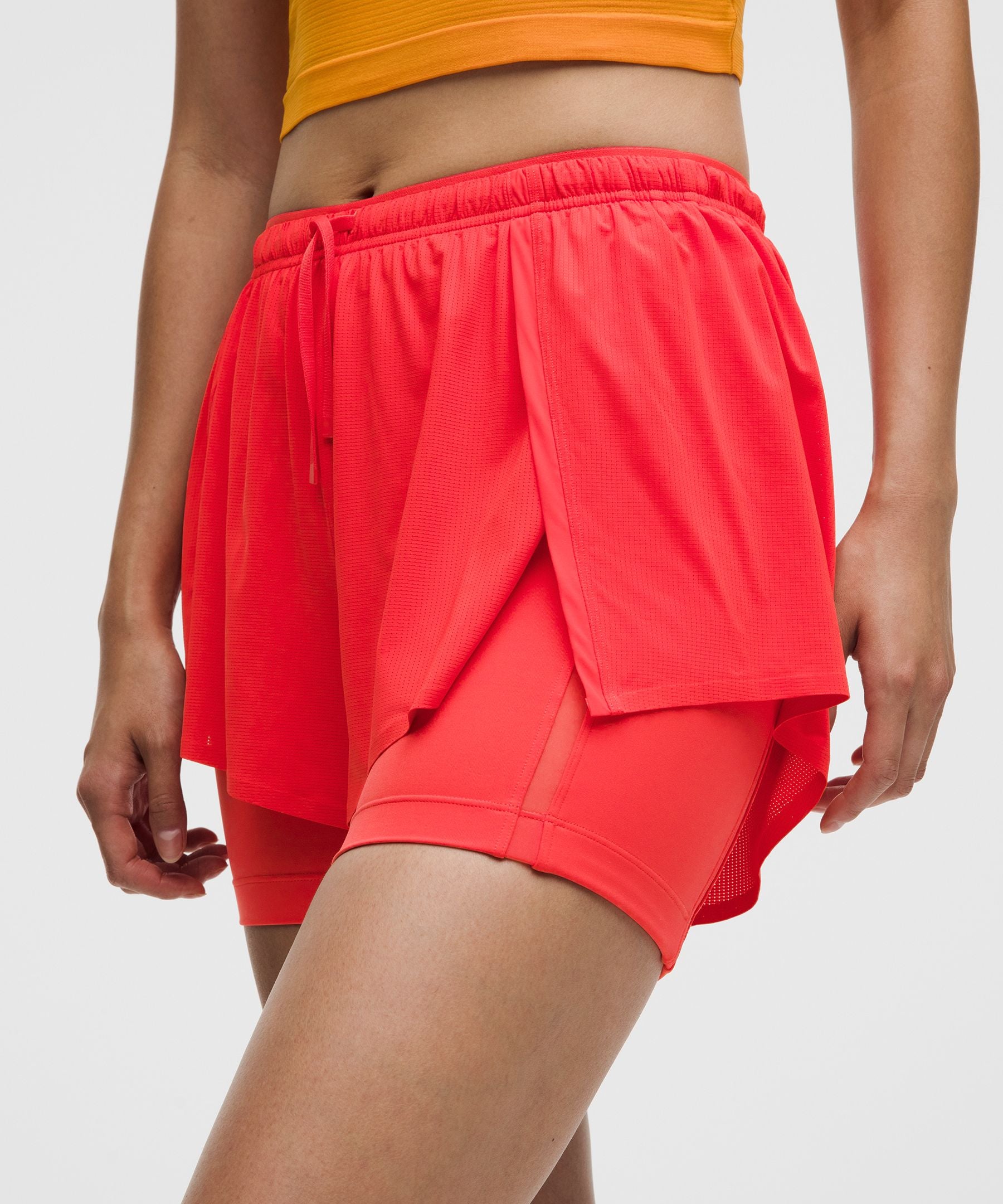 Lululemon Women's Lightweight 2-in-1 Running High-Rise Short