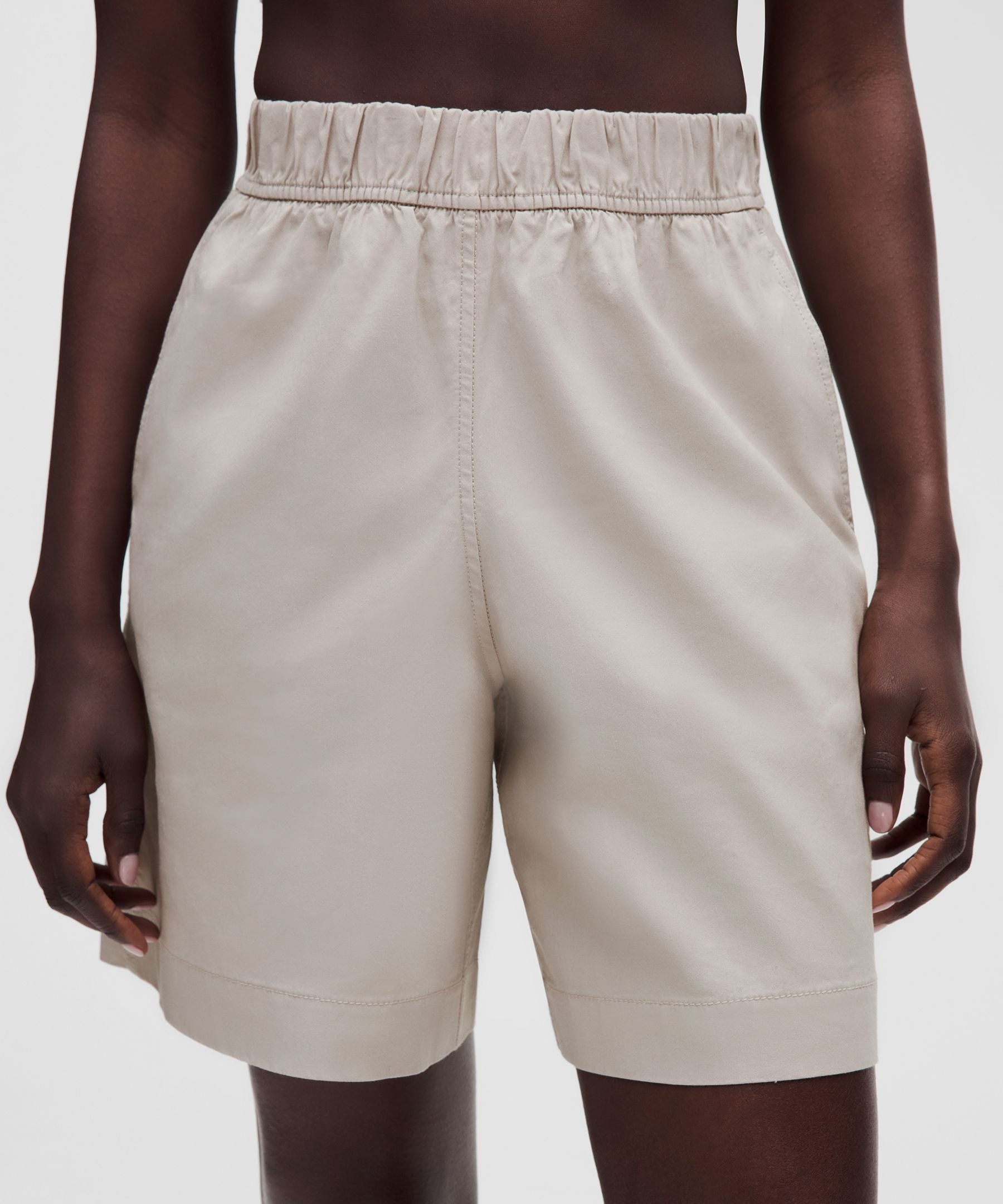 Lululemon Women's LuluLinen High-Rise Relaxed-Fit Short 7"