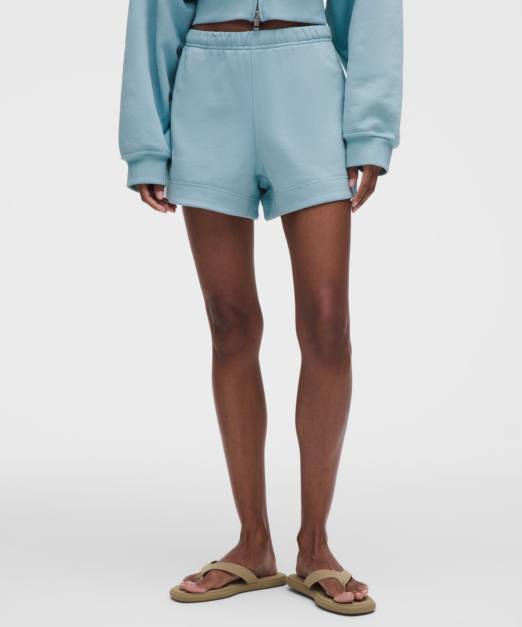 Lululemon Women's French Terry Mid-Rise Short 3.5"
