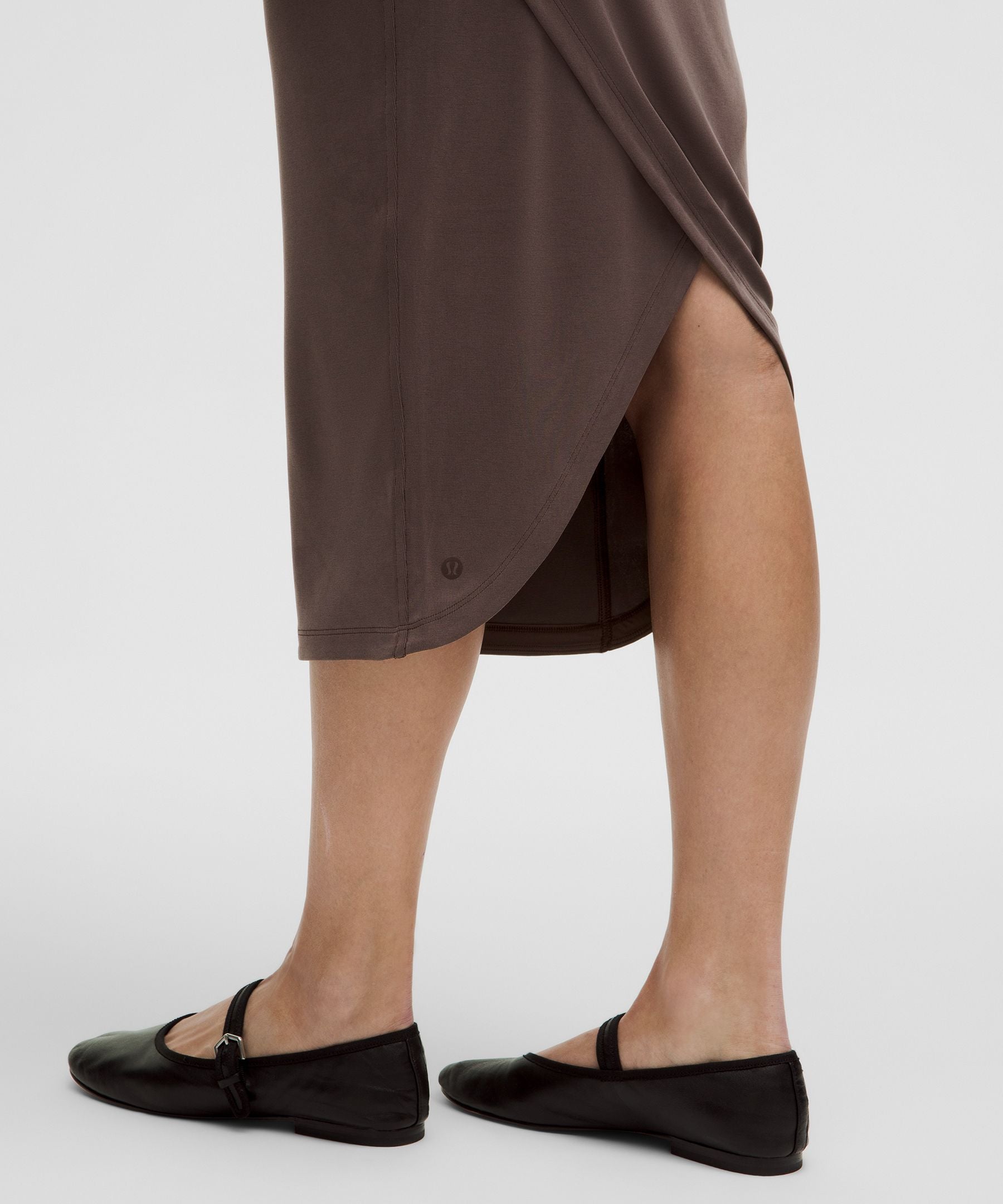 Lululemon Drapey Softstreme Column Midi Skirt