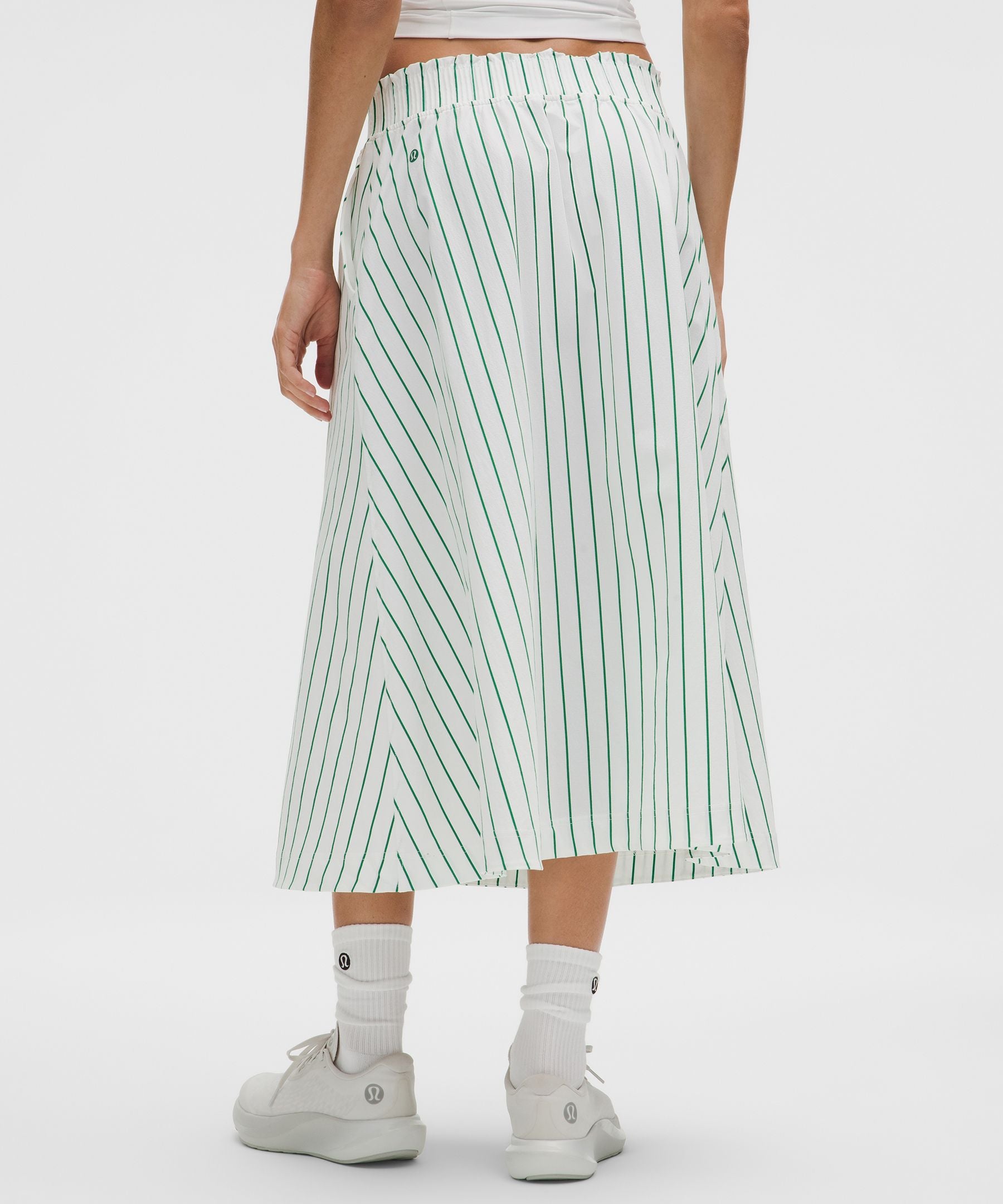 Lululemon Stretch Woven Ruffle-Waist Midi Skirt