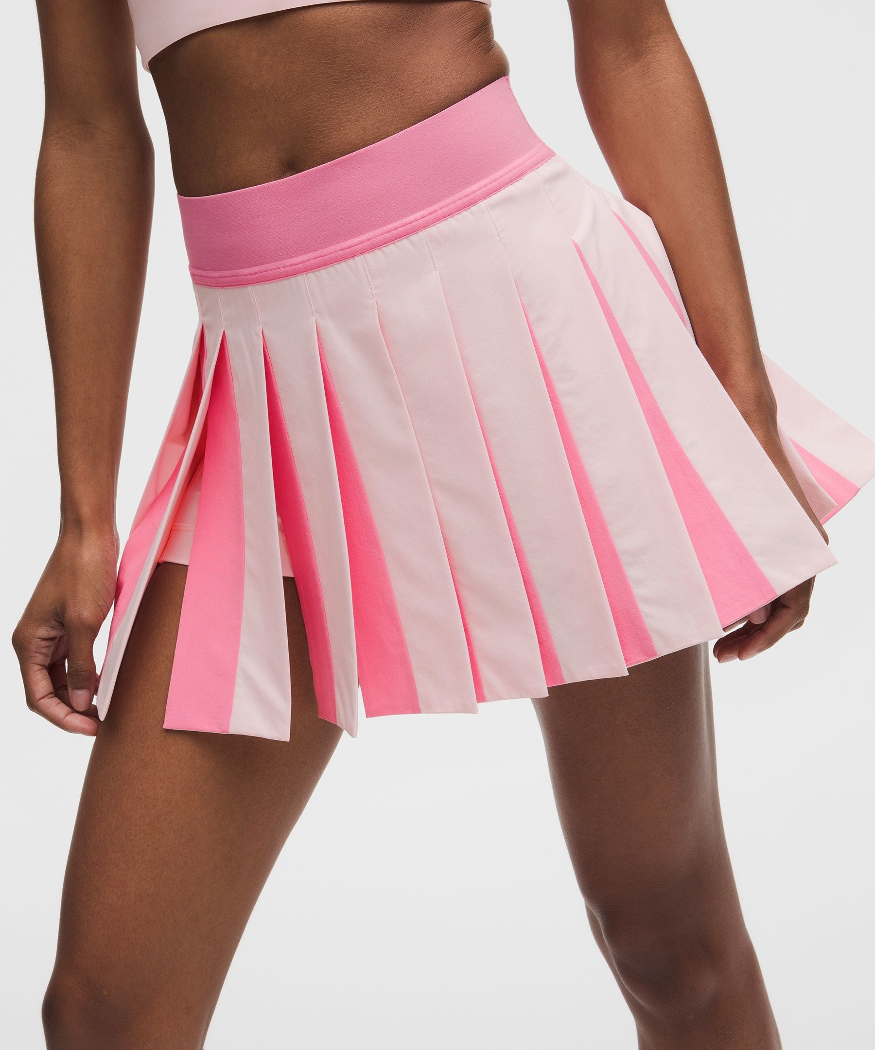 Lululemon Peek-A-Boo Pleat Mid-Rise Tennis Skirt