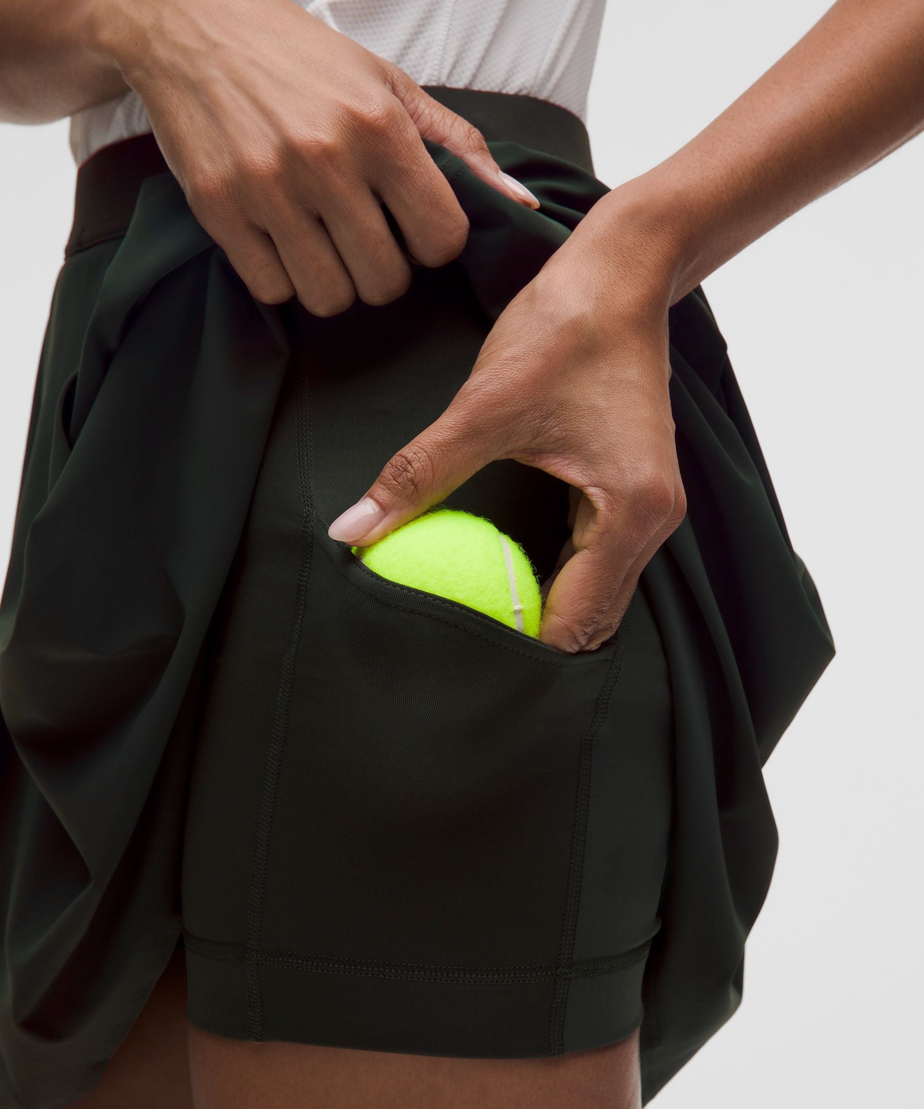 Lululemon Angled-Pleat High-Rise Tennis Skirt