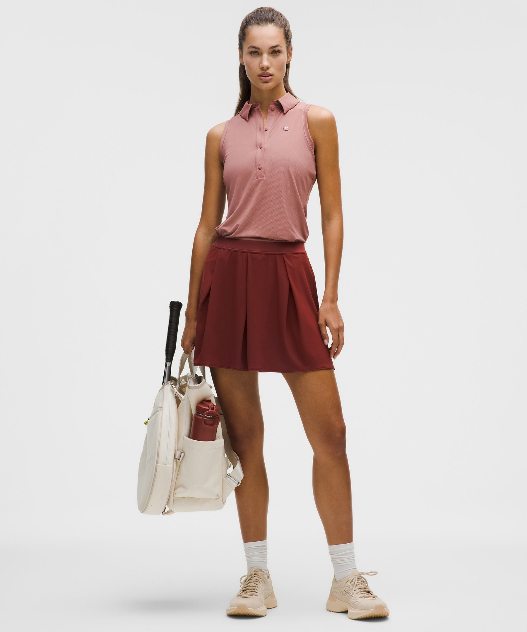 Lululemon Angled-Pleat High-Rise Tennis Skirt