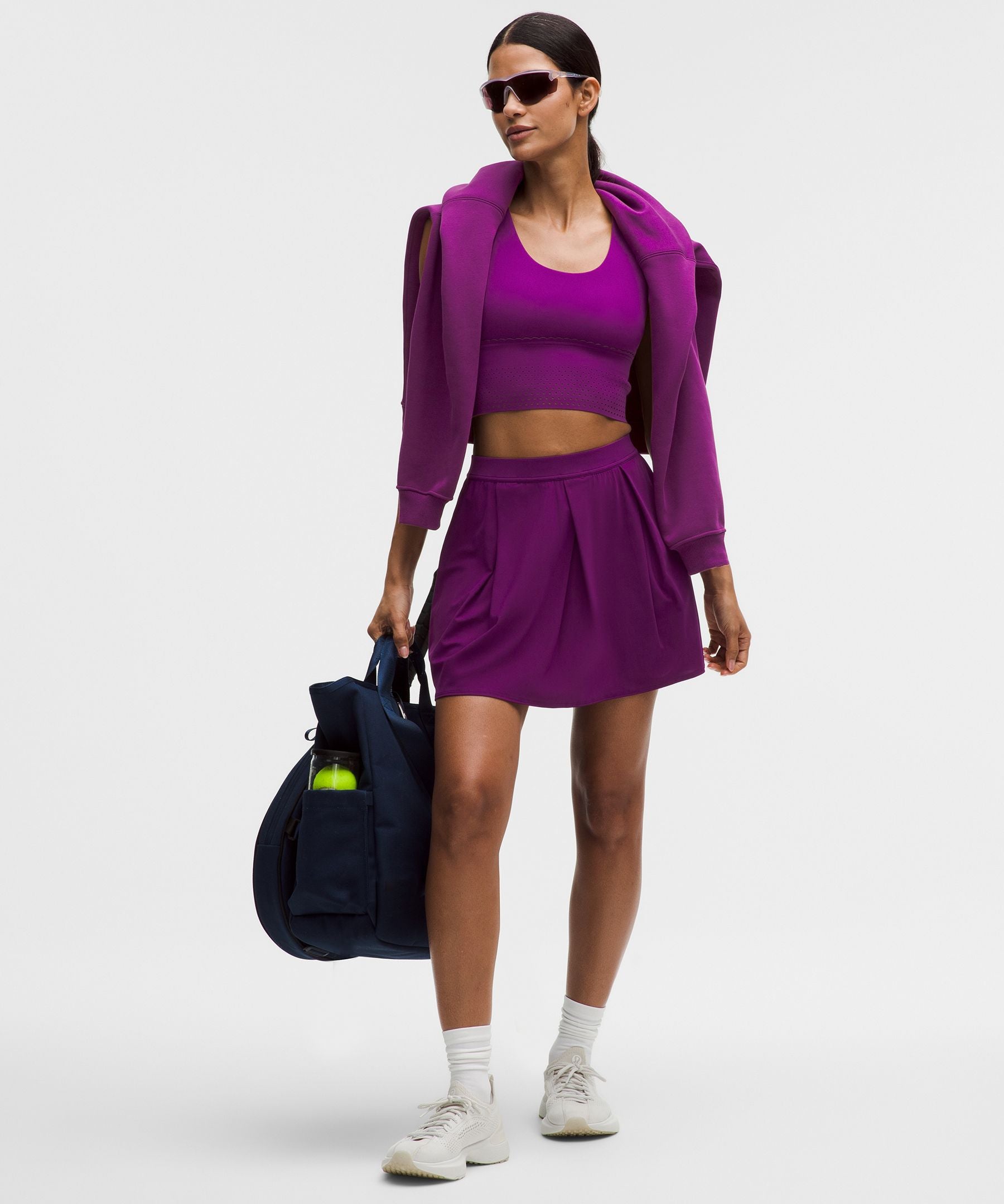 Lululemon Angled-Pleat High-Rise Tennis Skirt