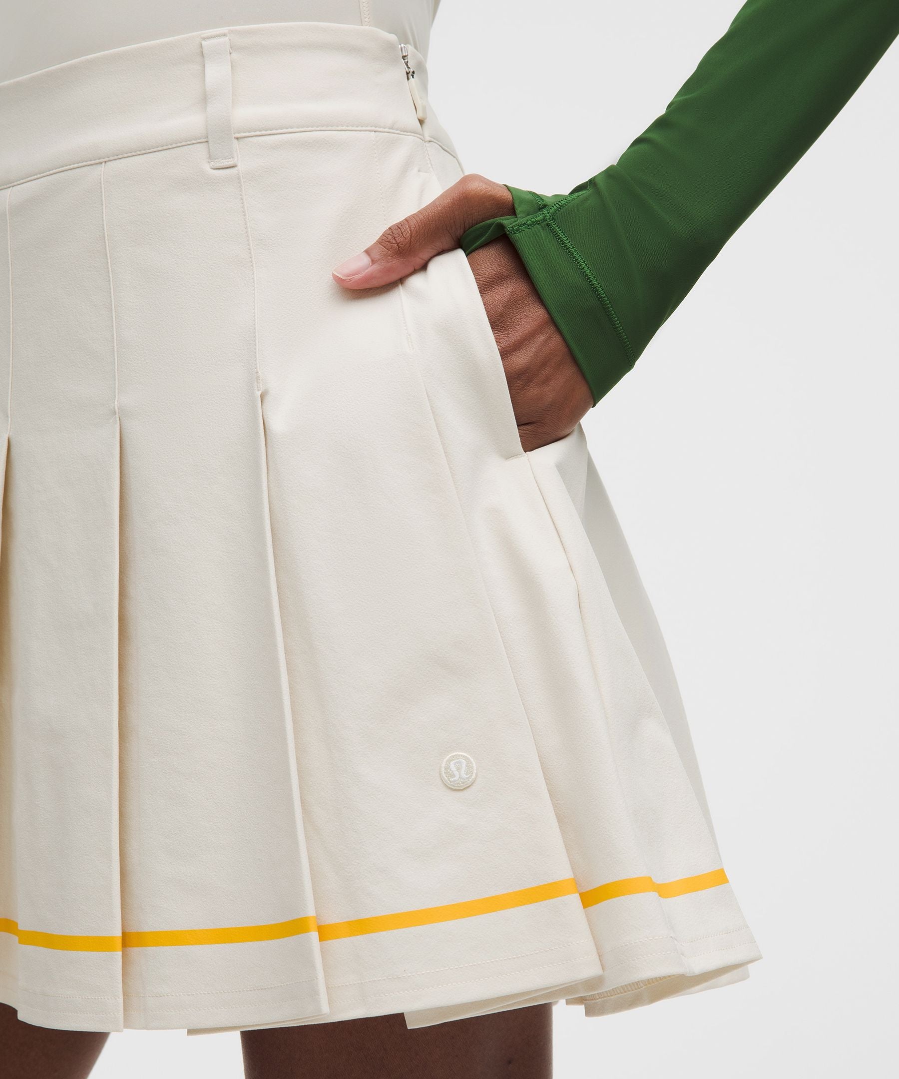 Lululemon Box-Pleat High-Rise A-line Golf Skirt