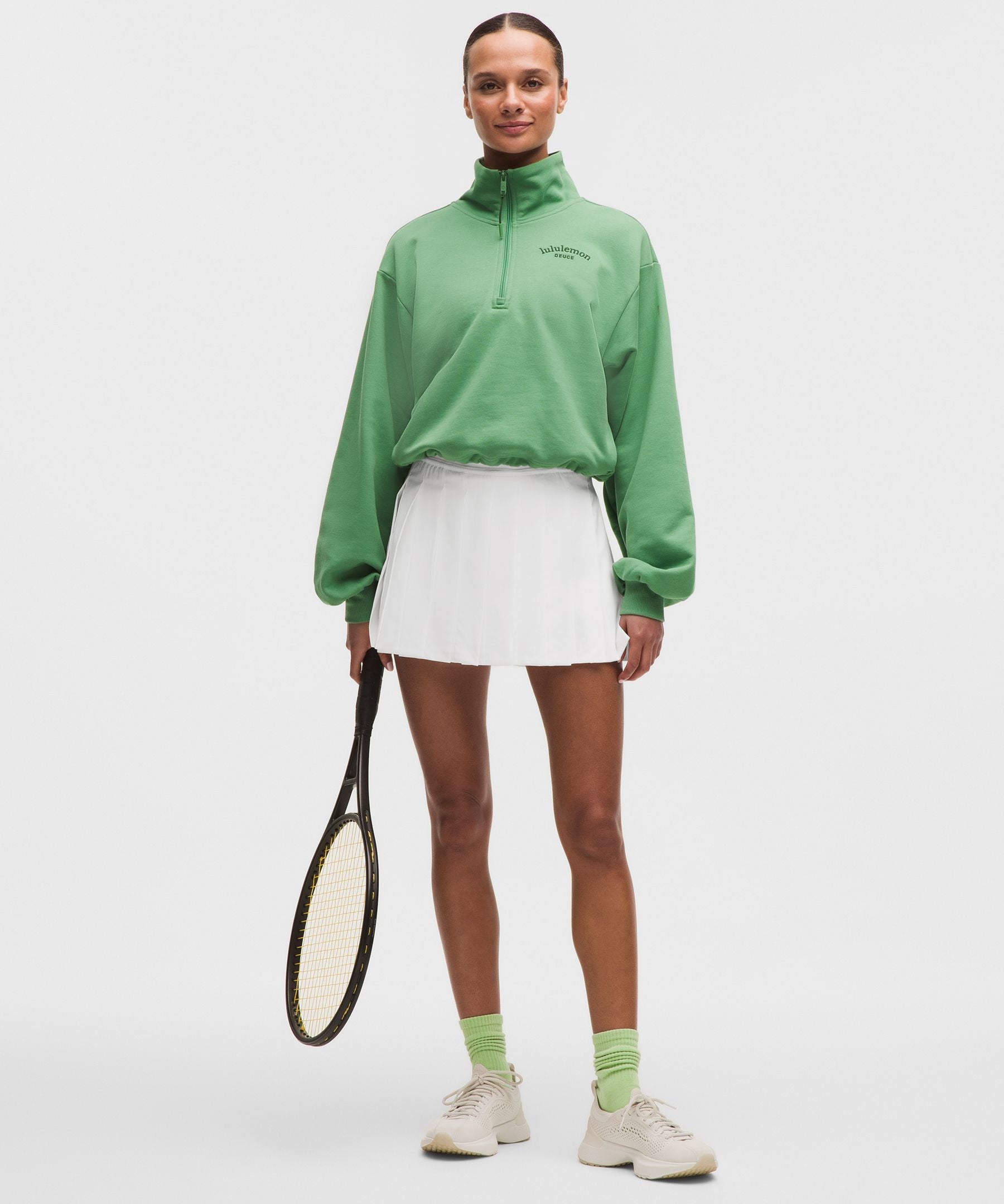Lululemon Peek-A-Boo Pleat Mid-Rise Tennis Skirt