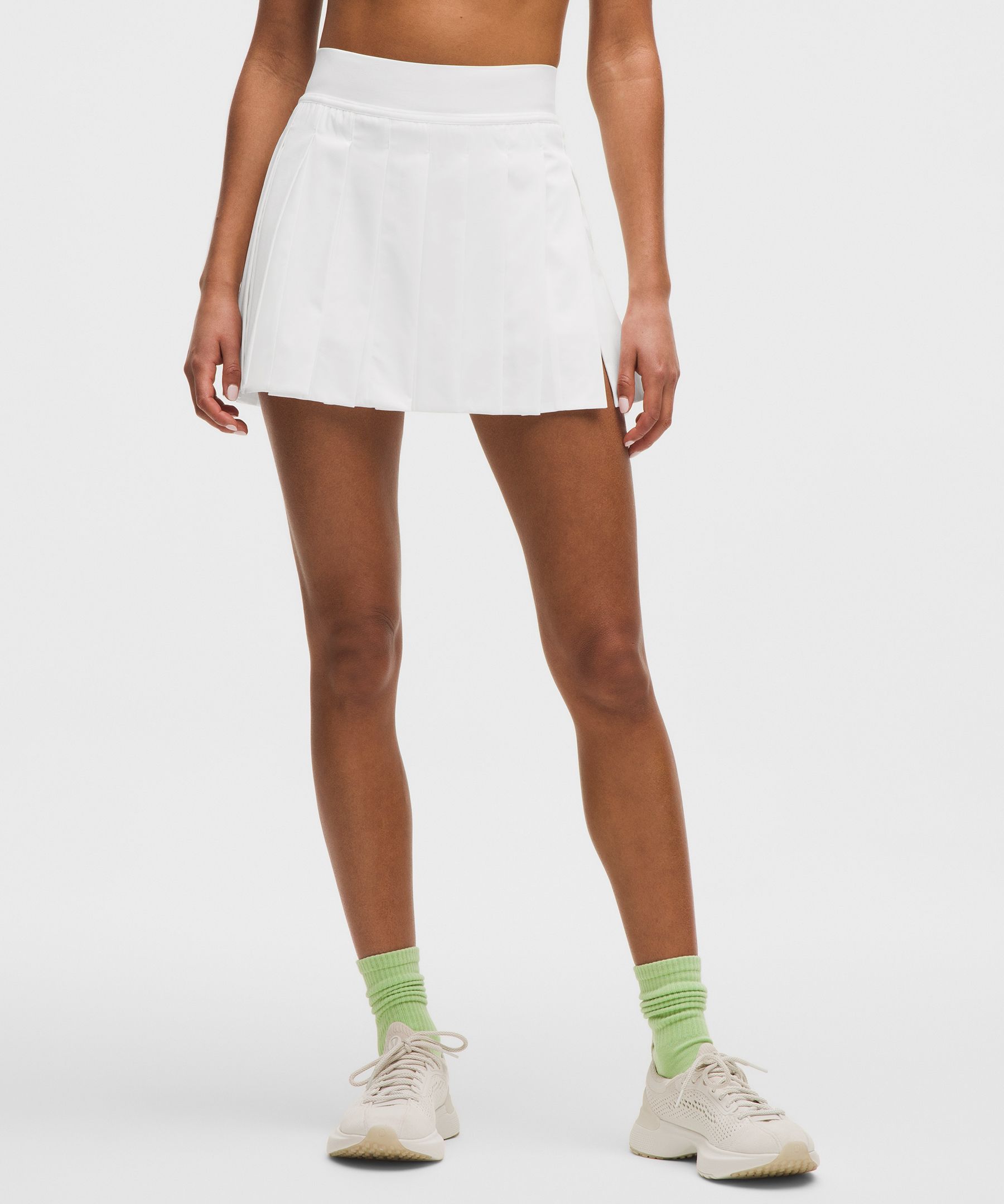Lululemon Peek-A-Boo Pleat Mid-Rise Tennis Skirt