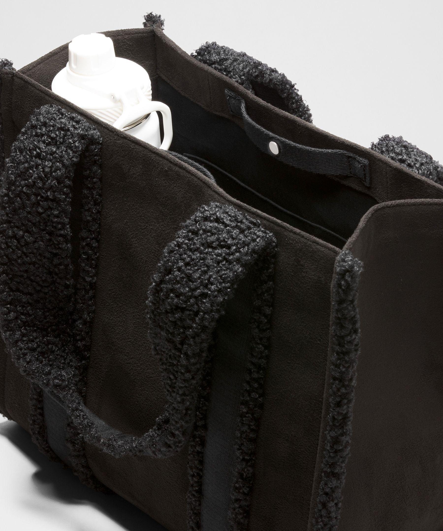 Lululemon Boxy Tote Bag 10L *Faux Shearling Trims