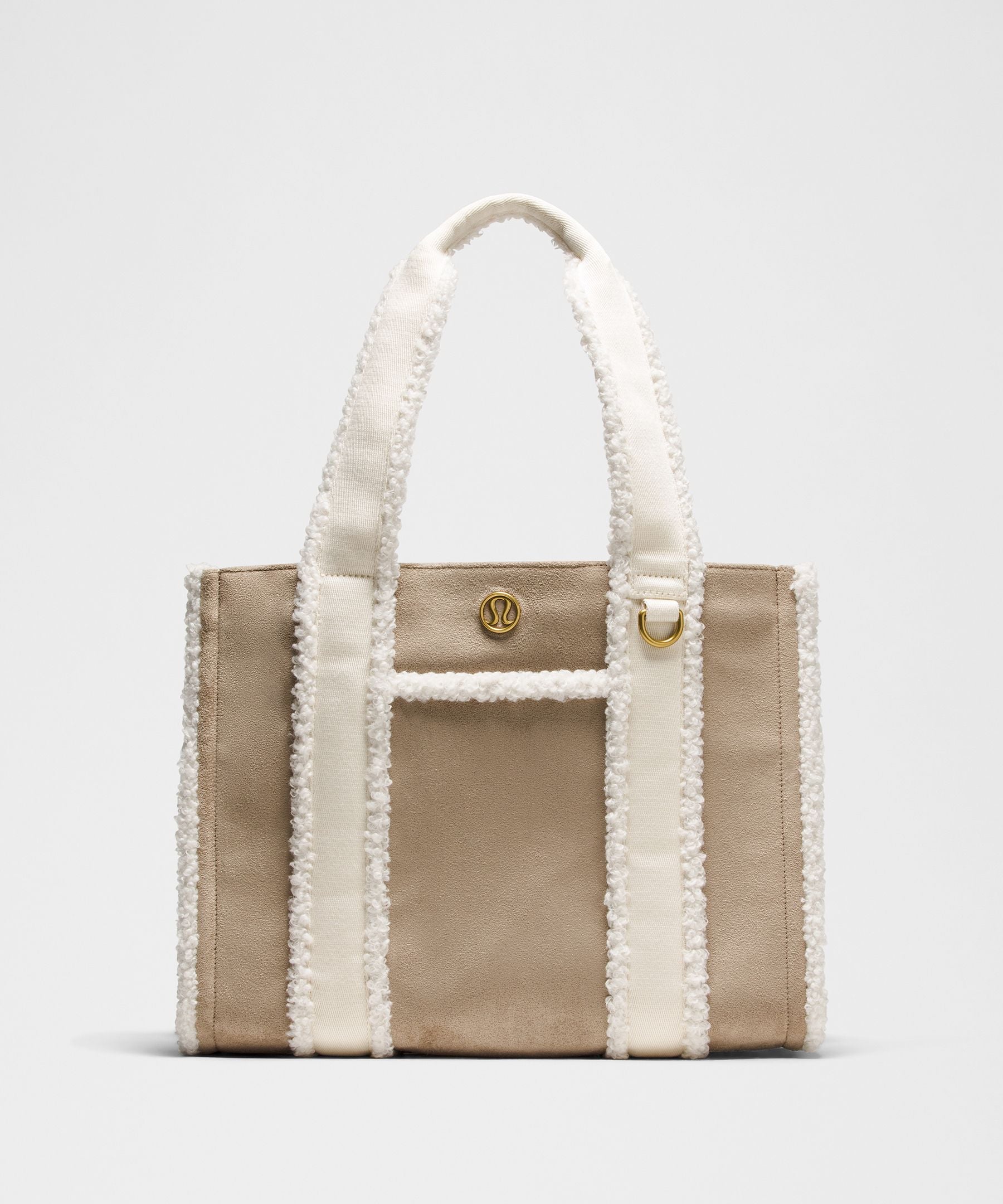 Lululemon Boxy Tote Bag 10L *Faux Shearling Trims