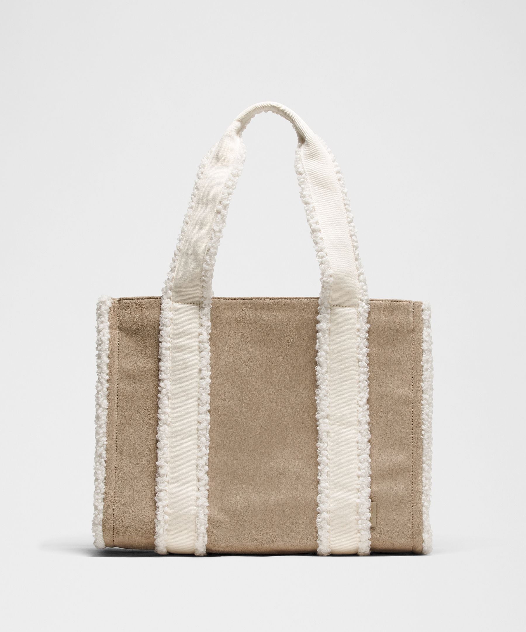 Lululemon Boxy Tote Bag 10L *Faux Shearling Trims