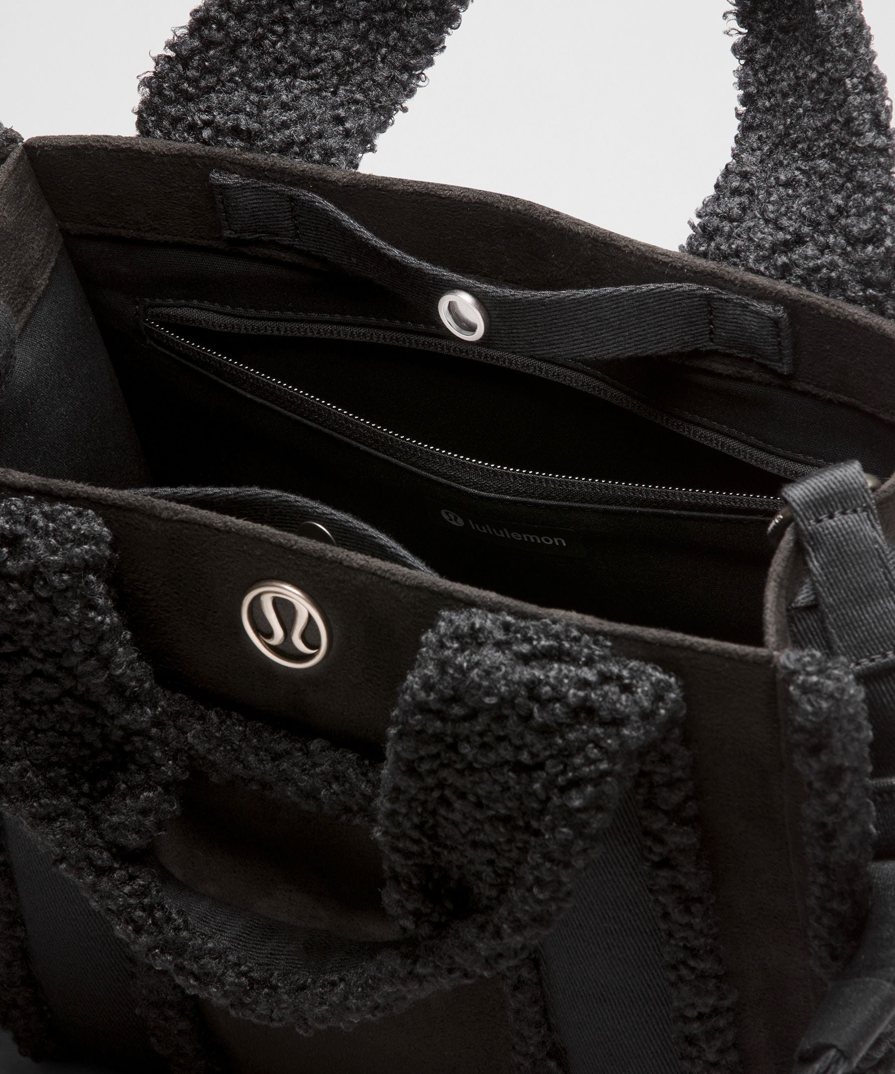 Lululemon Boxy Mini Tote Bag 4.5L *Faux Shearling Trims