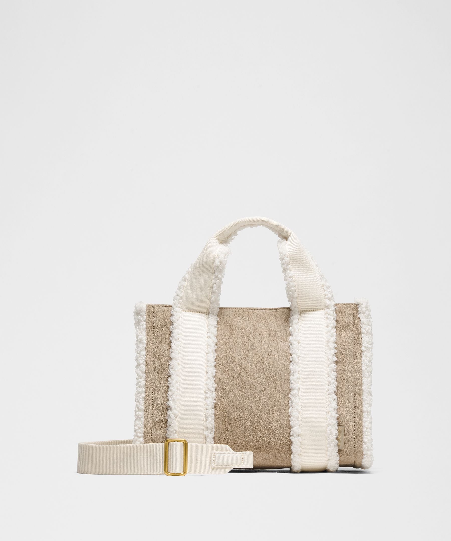 Lululemon Boxy Mini Tote Bag 4.5L *Faux Shearling Trims