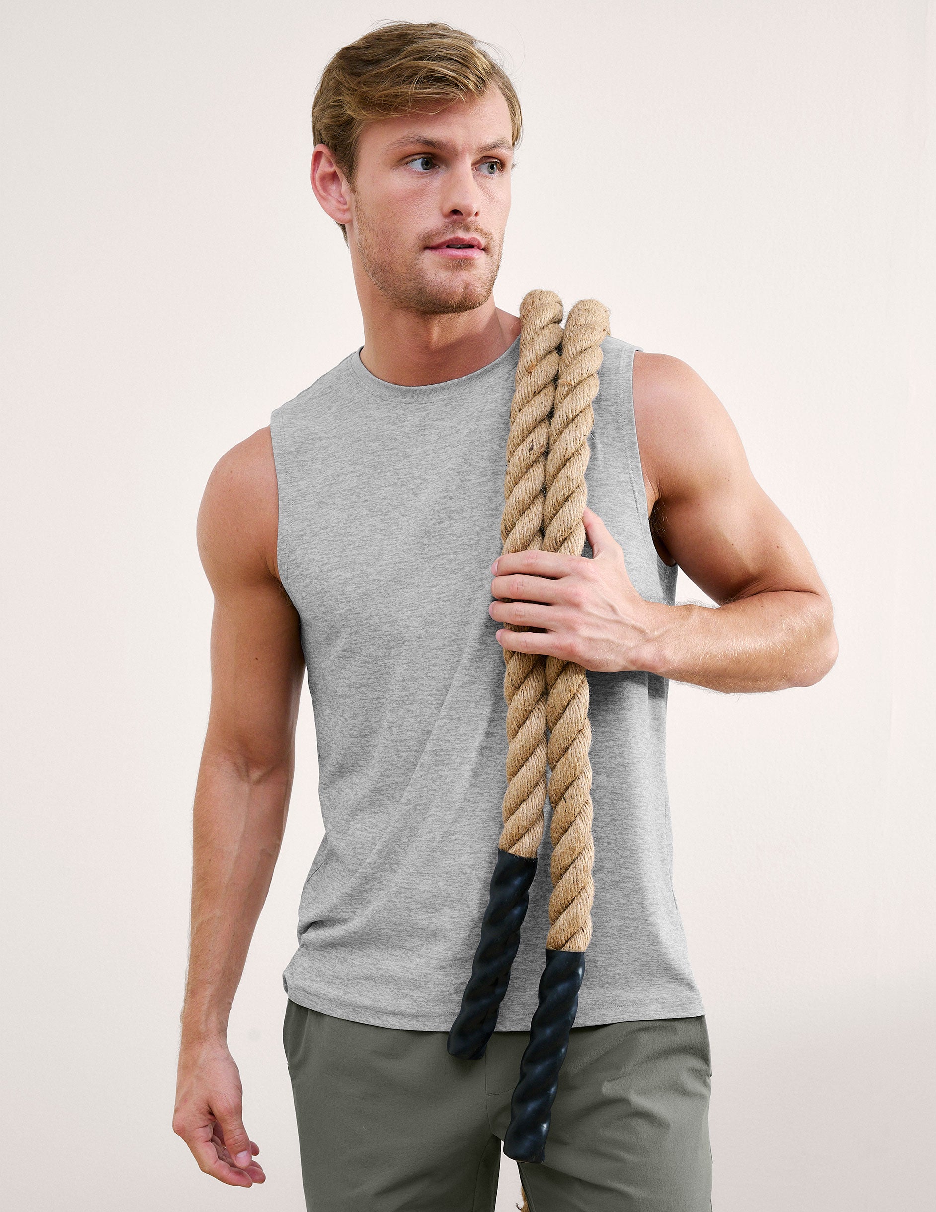 Beyond Yoga Always Beyond Mens Muscle Tank 20