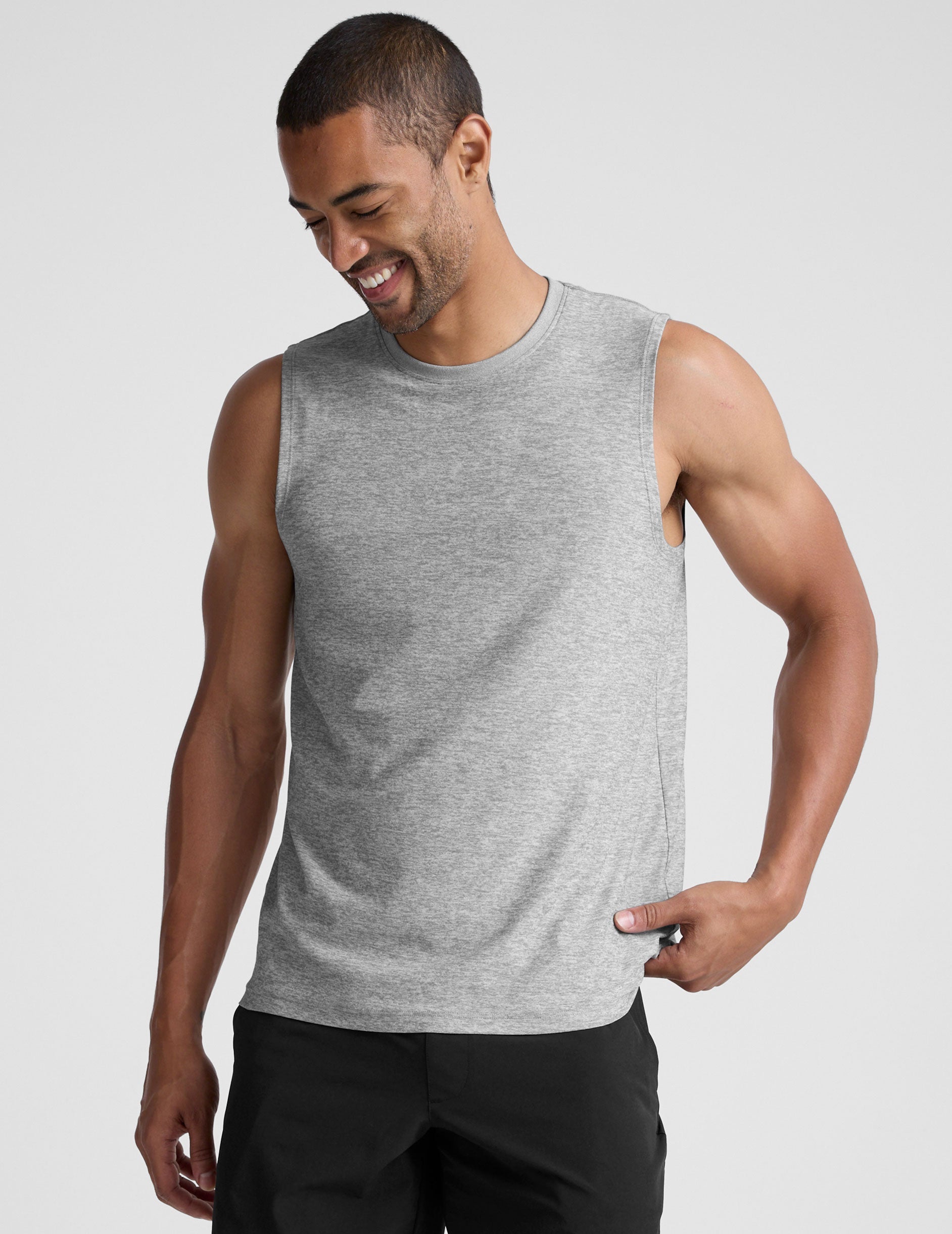 Beyond Yoga Always Beyond Mens Muscle Tank 20