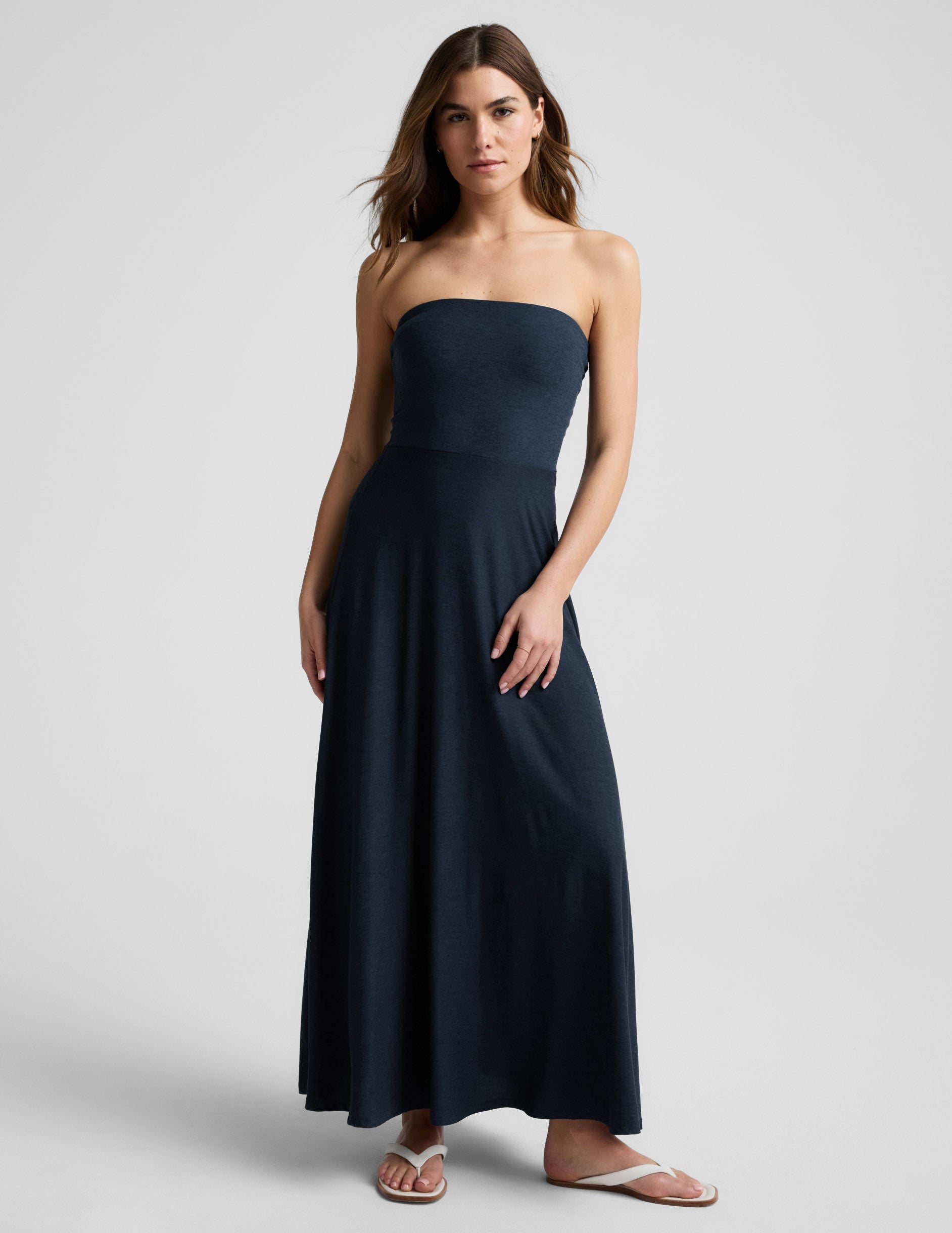 Beyond Yoga Featherweight Strapless Maxi Dress Women's