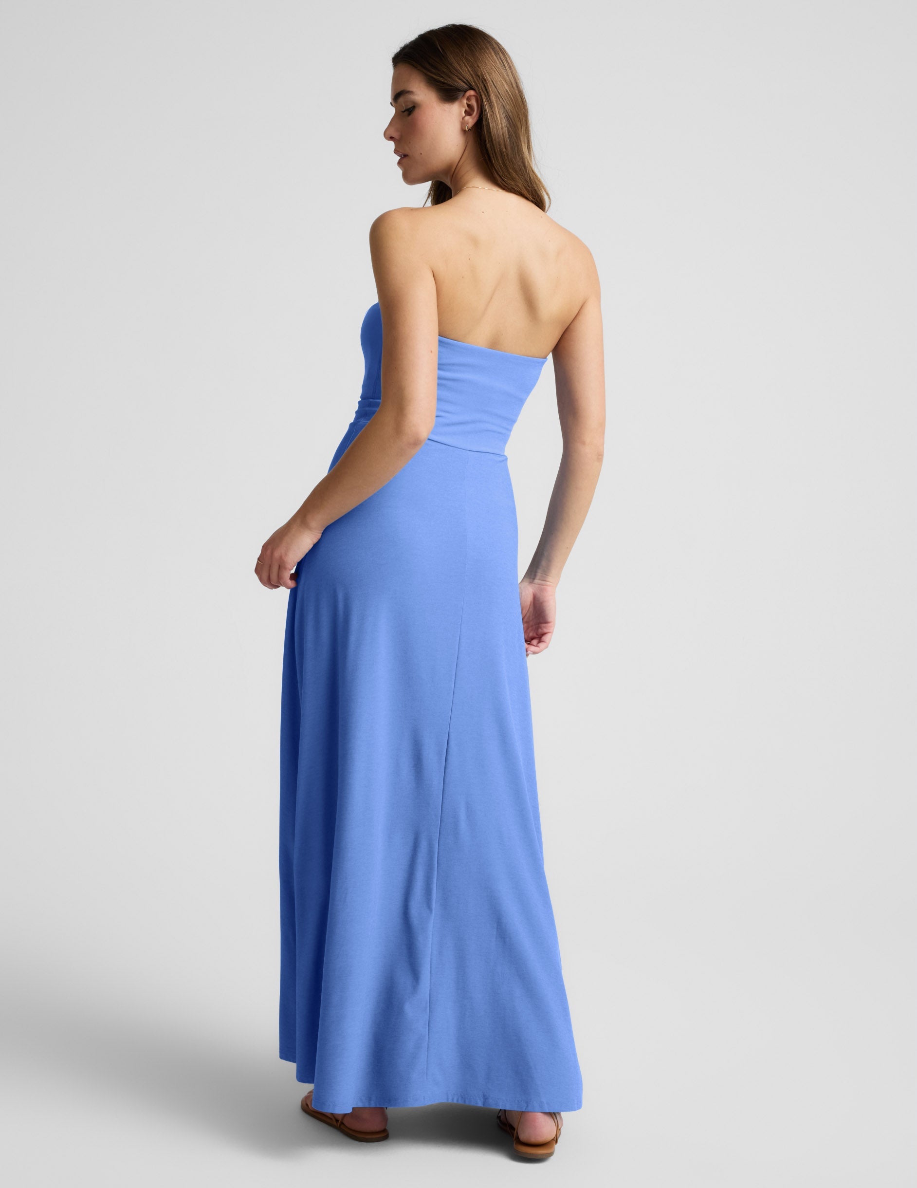 Beyond Yoga Featherweight Strapless Maxi Dress Women's
