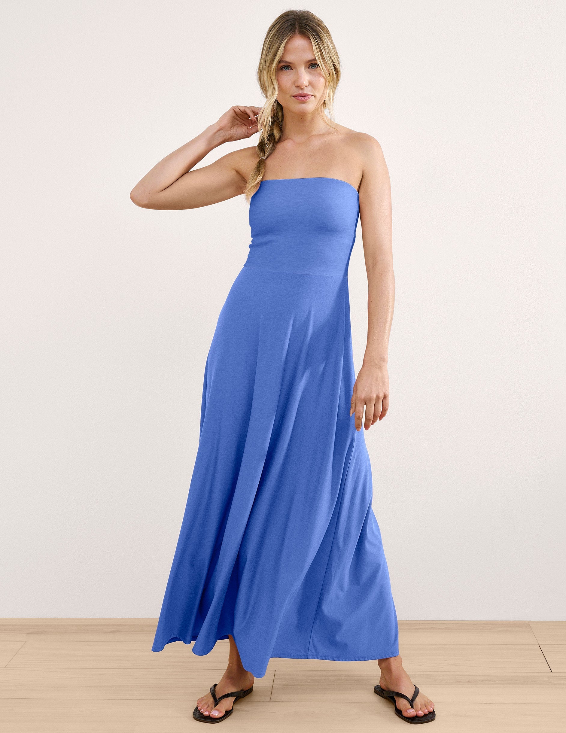 Beyond Yoga Featherweight Strapless Maxi Dress Women's