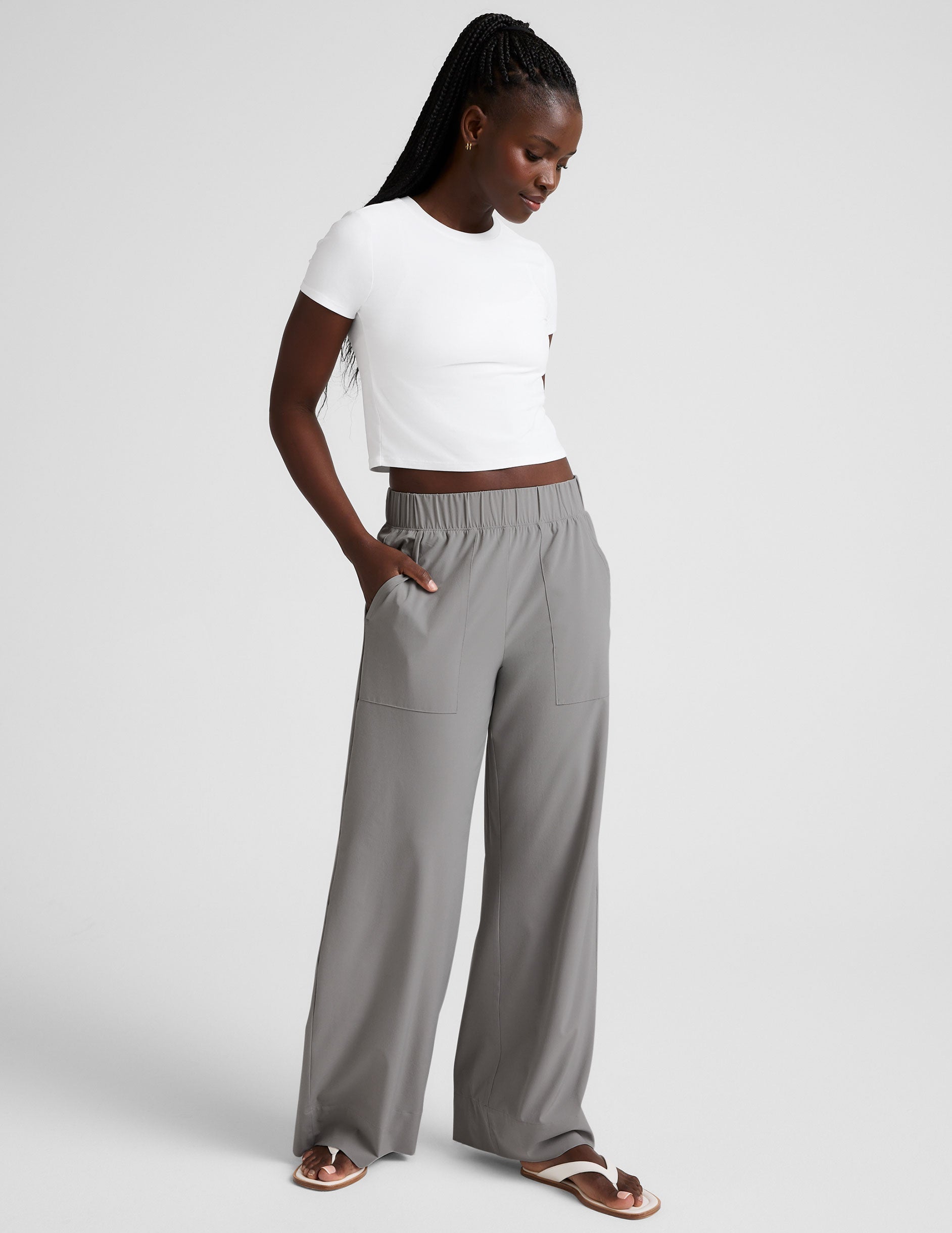 Beyond Yoga Featherweight Cropped Tee Women's