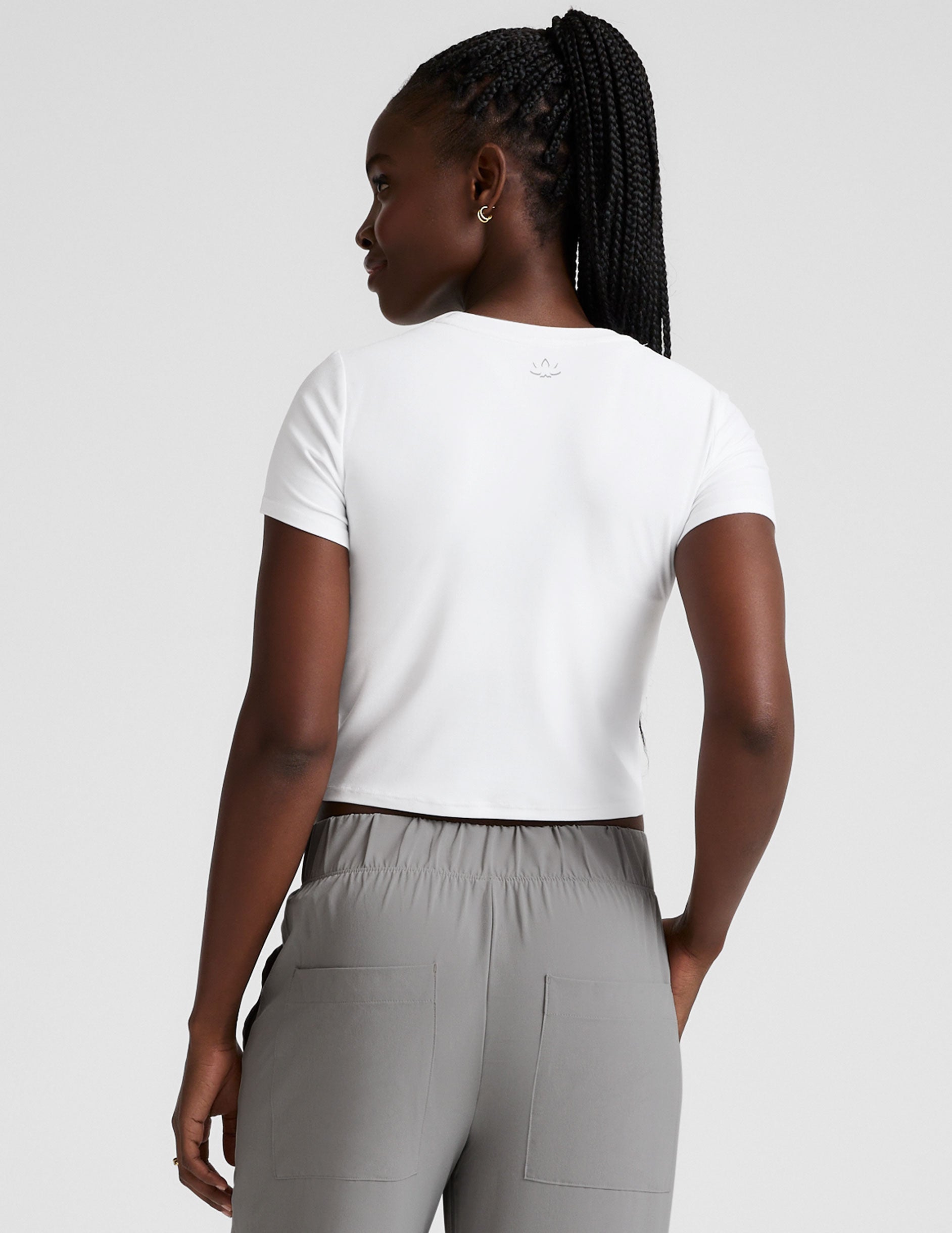 Beyond Yoga Featherweight Cropped Tee Women's