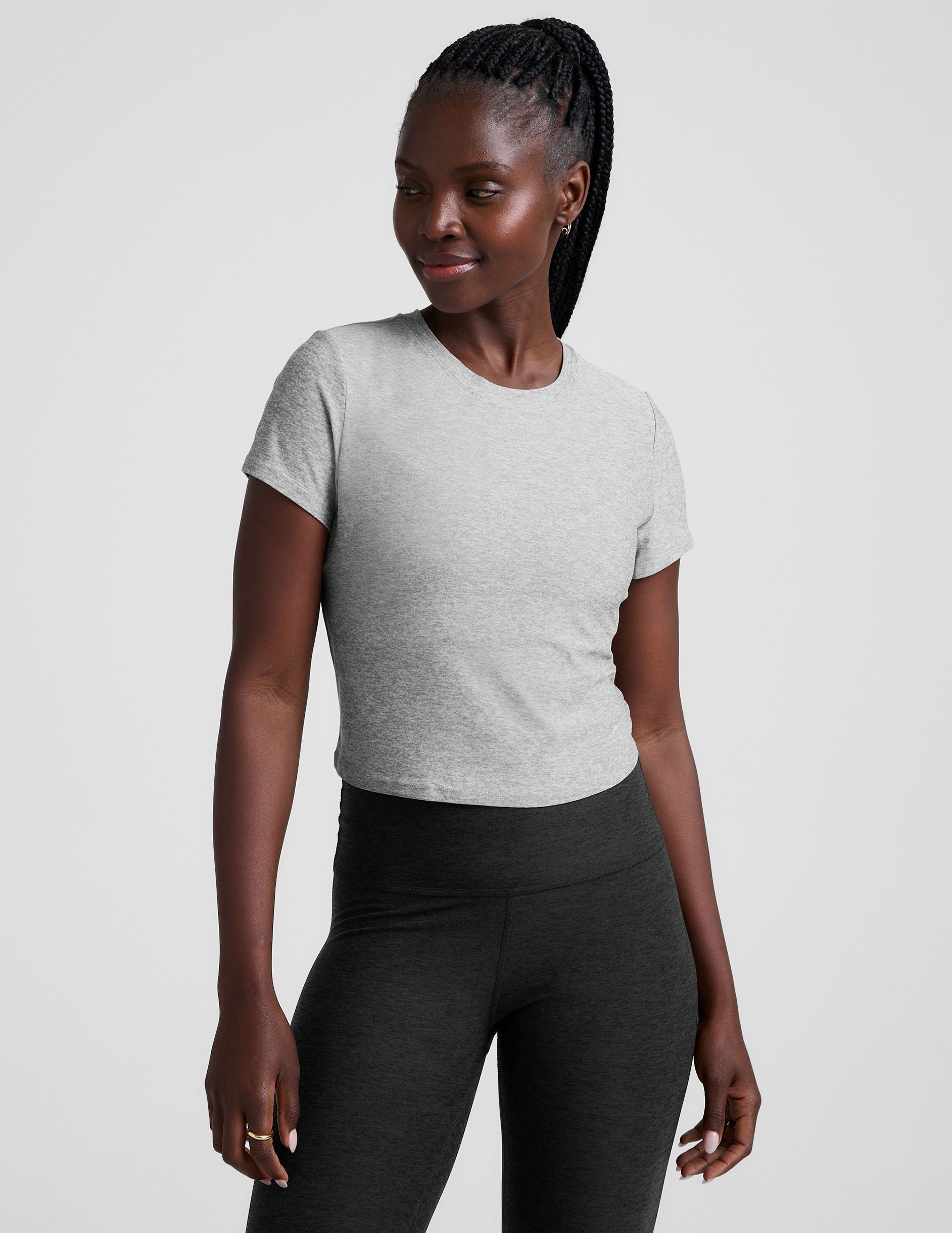 Beyond Yoga Featherweight Cropped Tee Women's