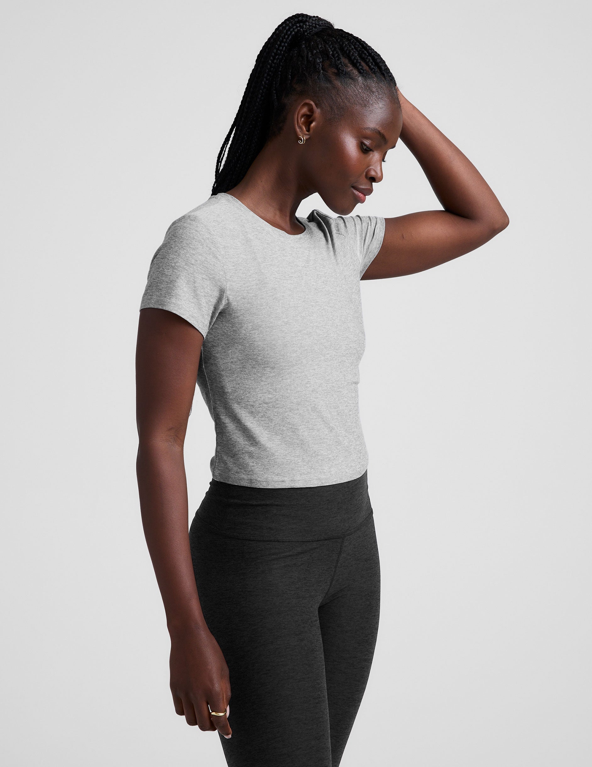 Beyond Yoga Featherweight Cropped Tee Women's
