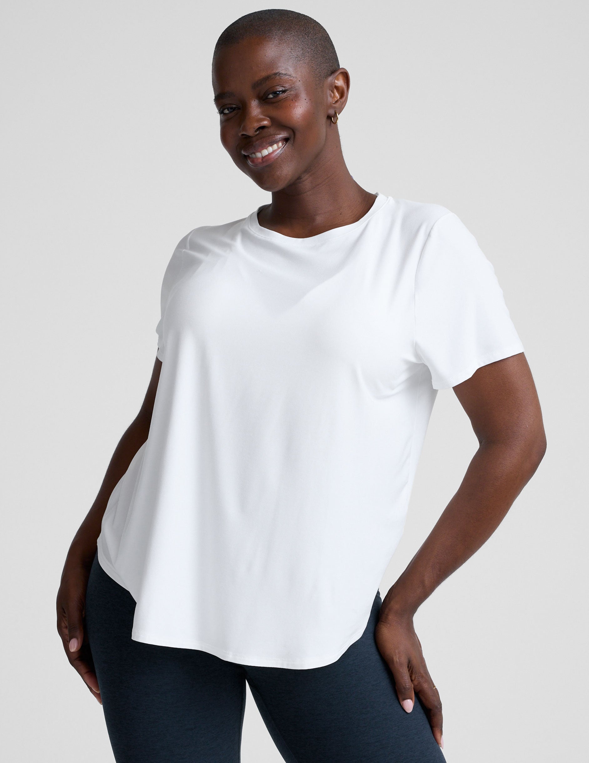 Beyond Yoga Featherweight On The Down Low Tee Women's