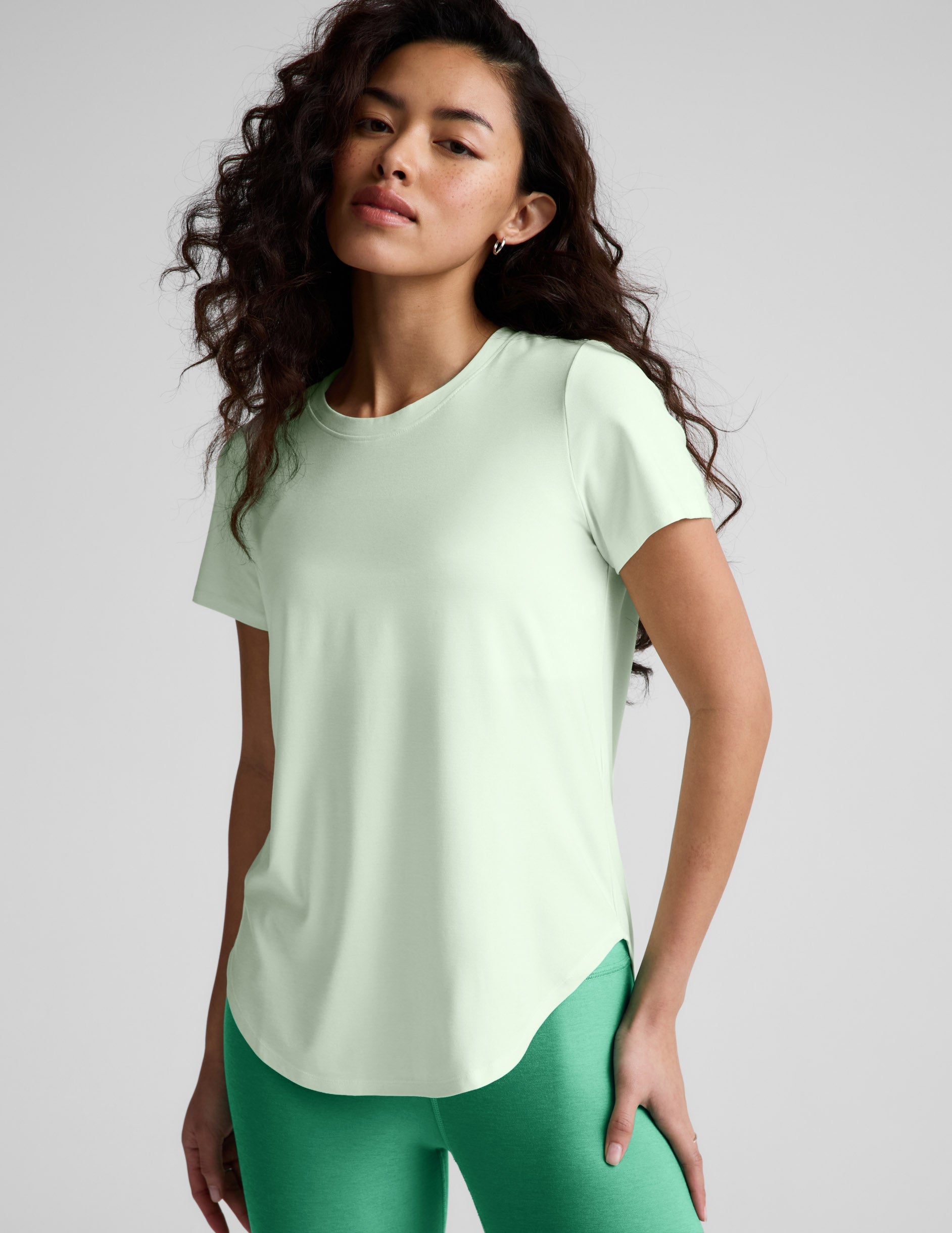 Beyond Yoga Featherweight On The Down Low Tee Women's