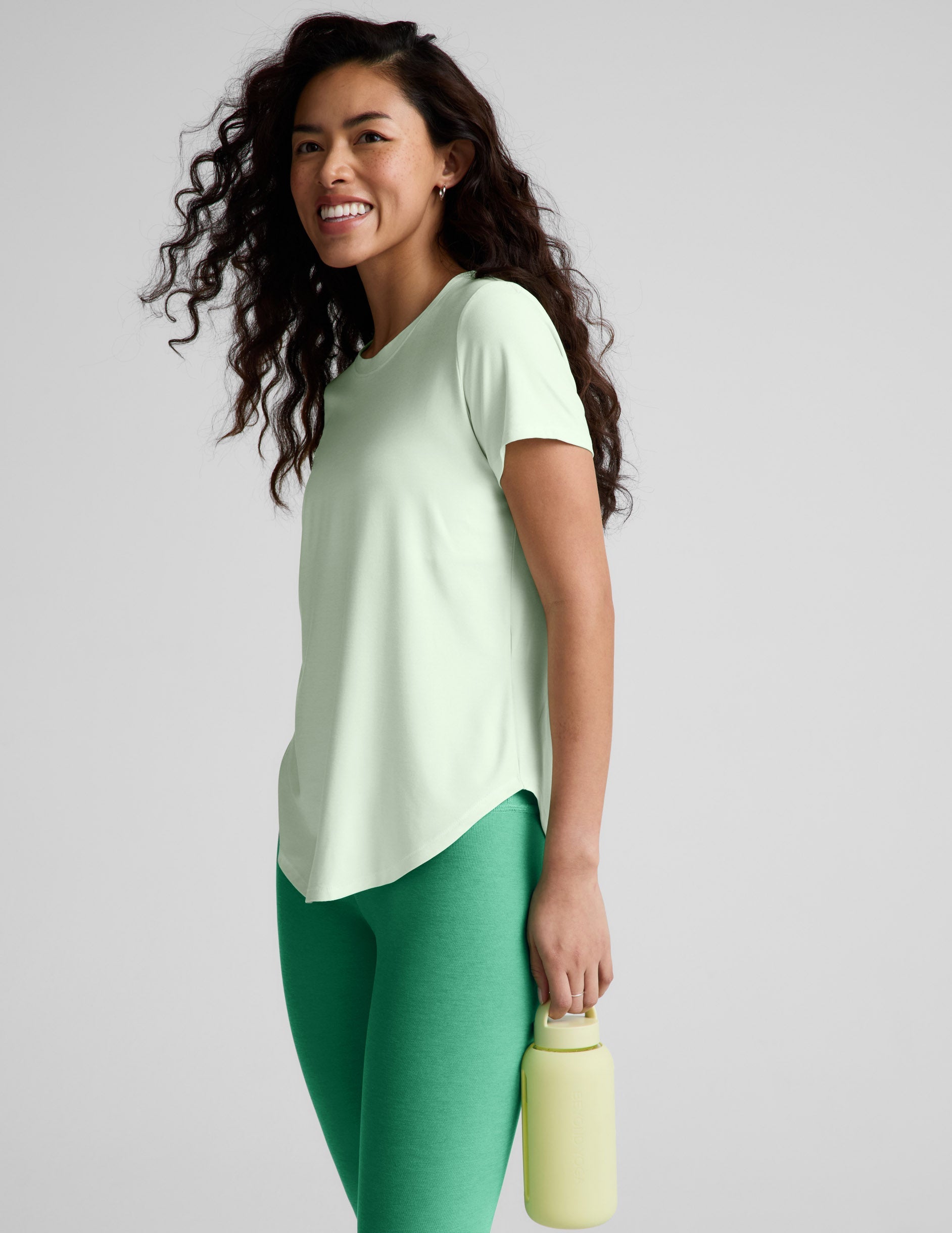 Beyond Yoga Featherweight On The Down Low Tee Women's