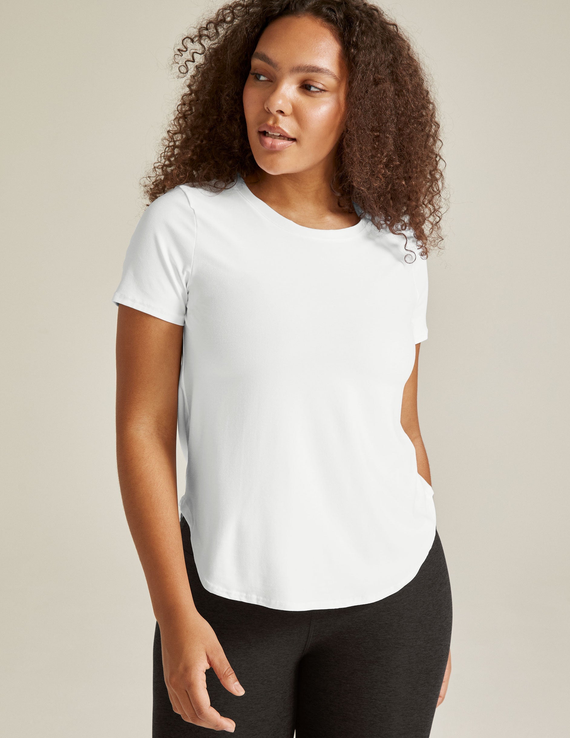 Beyond Yoga Featherweight On The Down Low Tee Women's