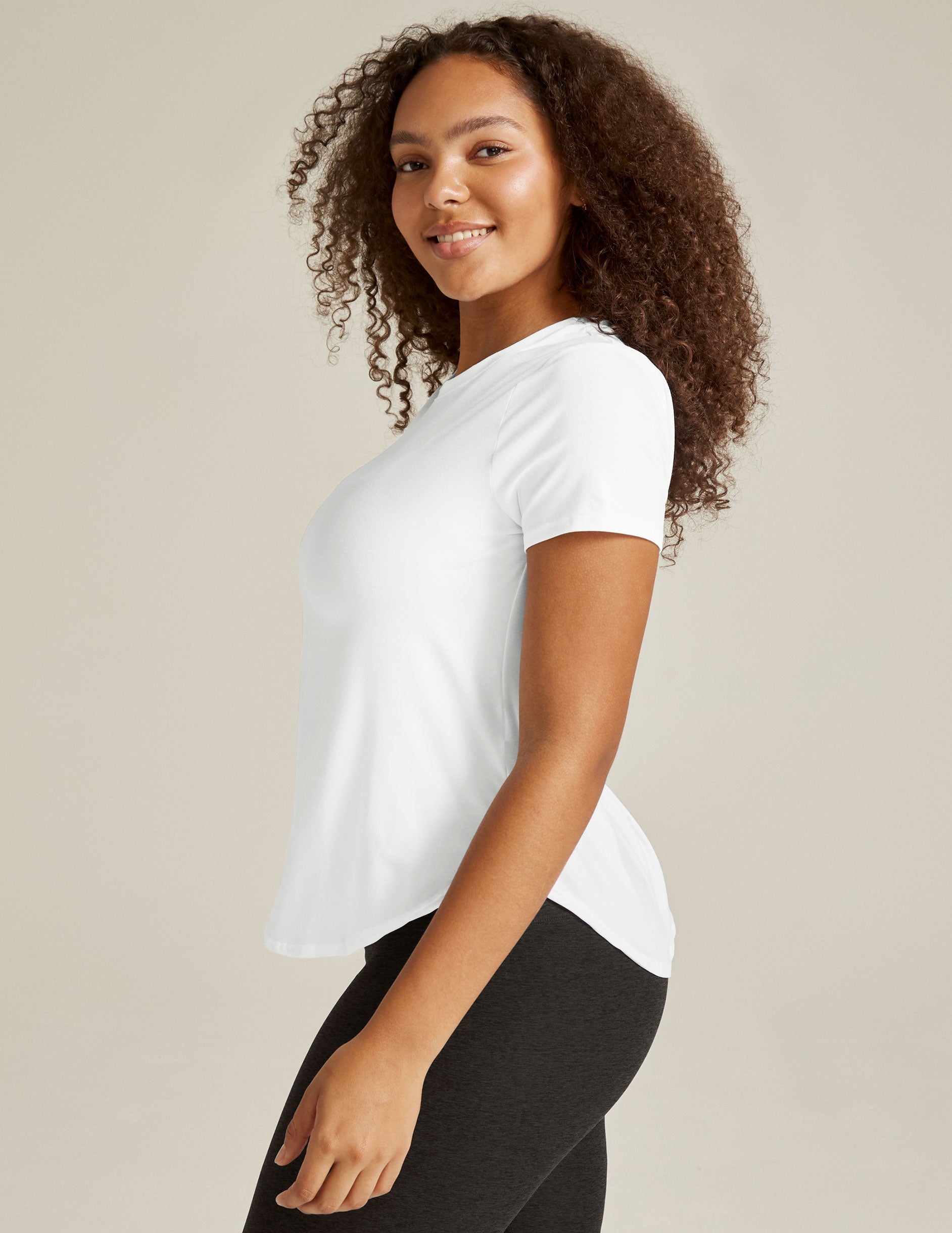 Beyond Yoga Featherweight On The Down Low Tee Women's