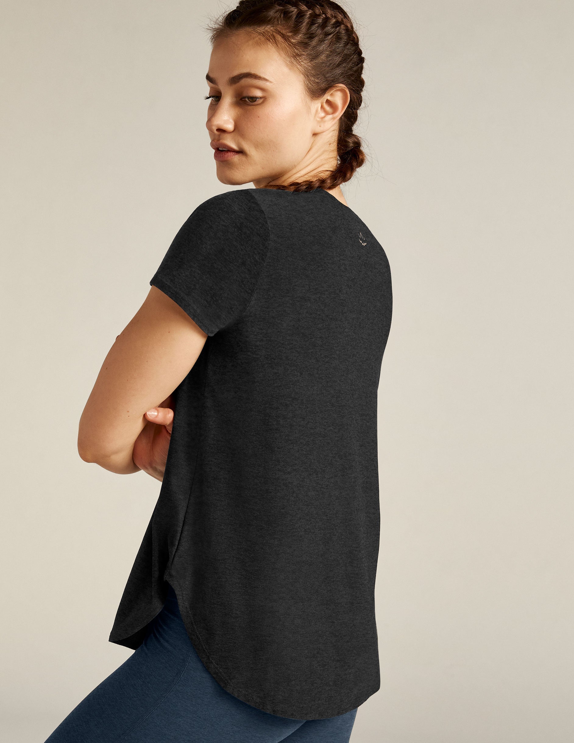 Beyond Yoga Featherweight On The Down Low Tee Women's