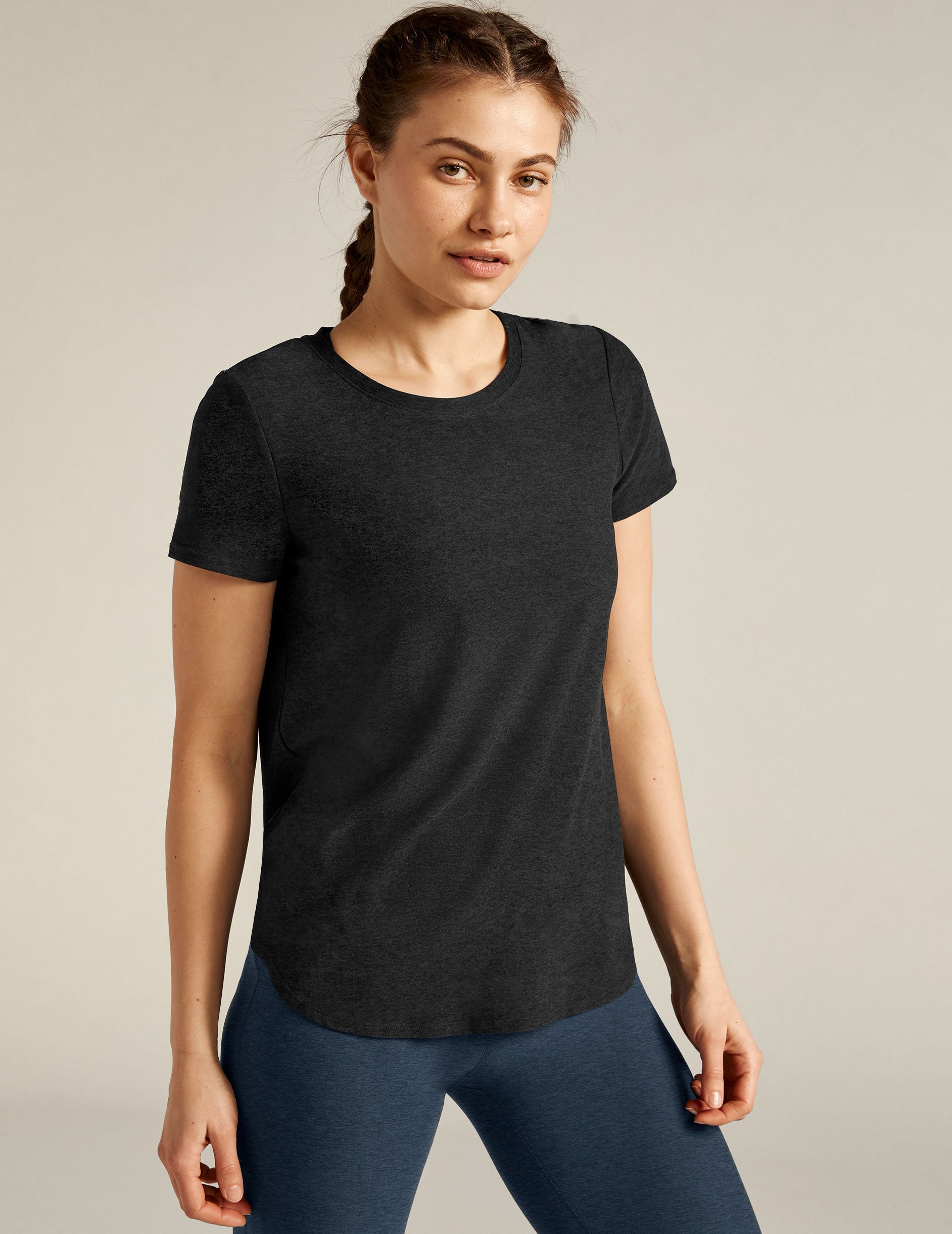 Beyond Yoga Featherweight On The Down Low Tee Women's