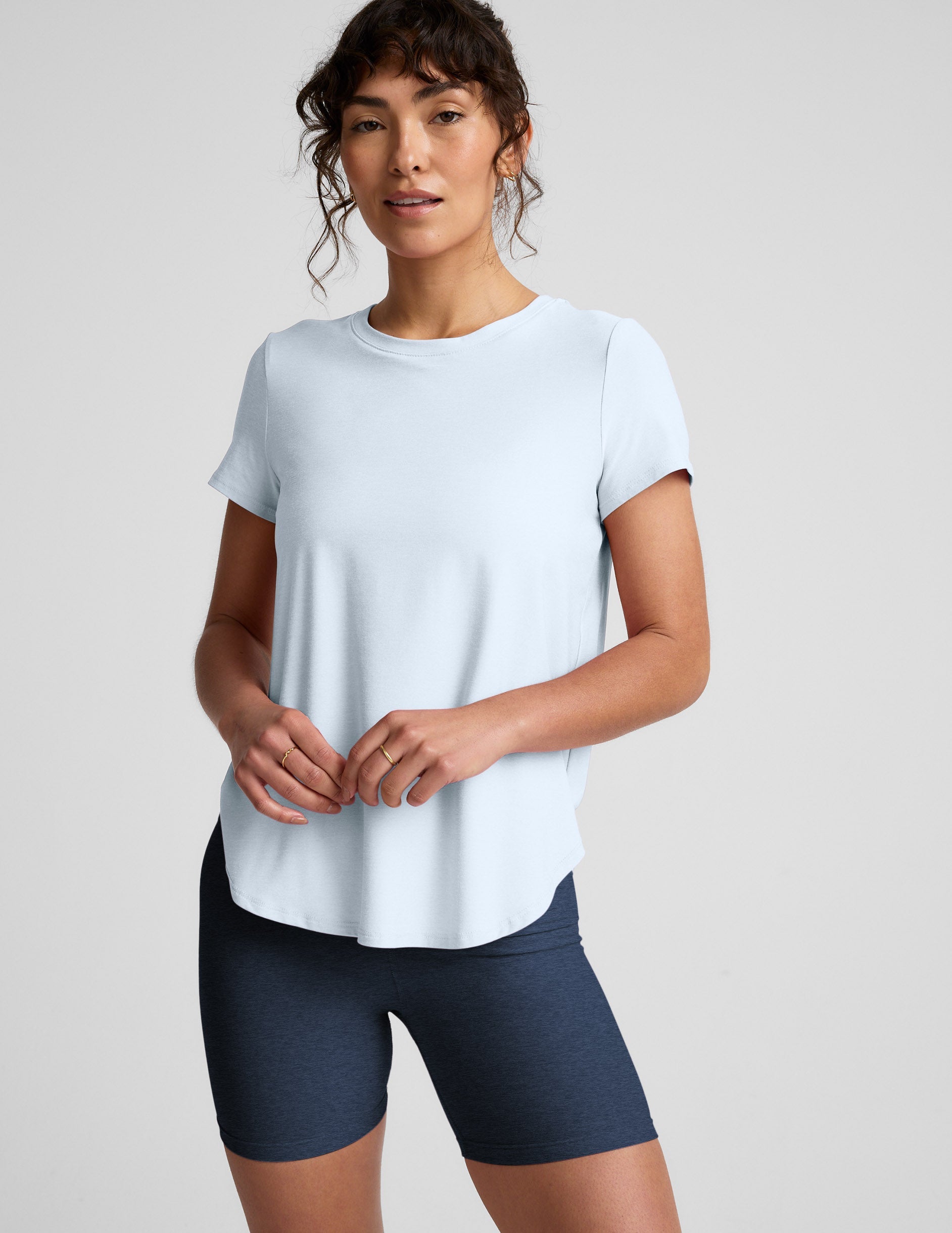 Beyond Yoga Featherweight On The Down Low Tee Women's