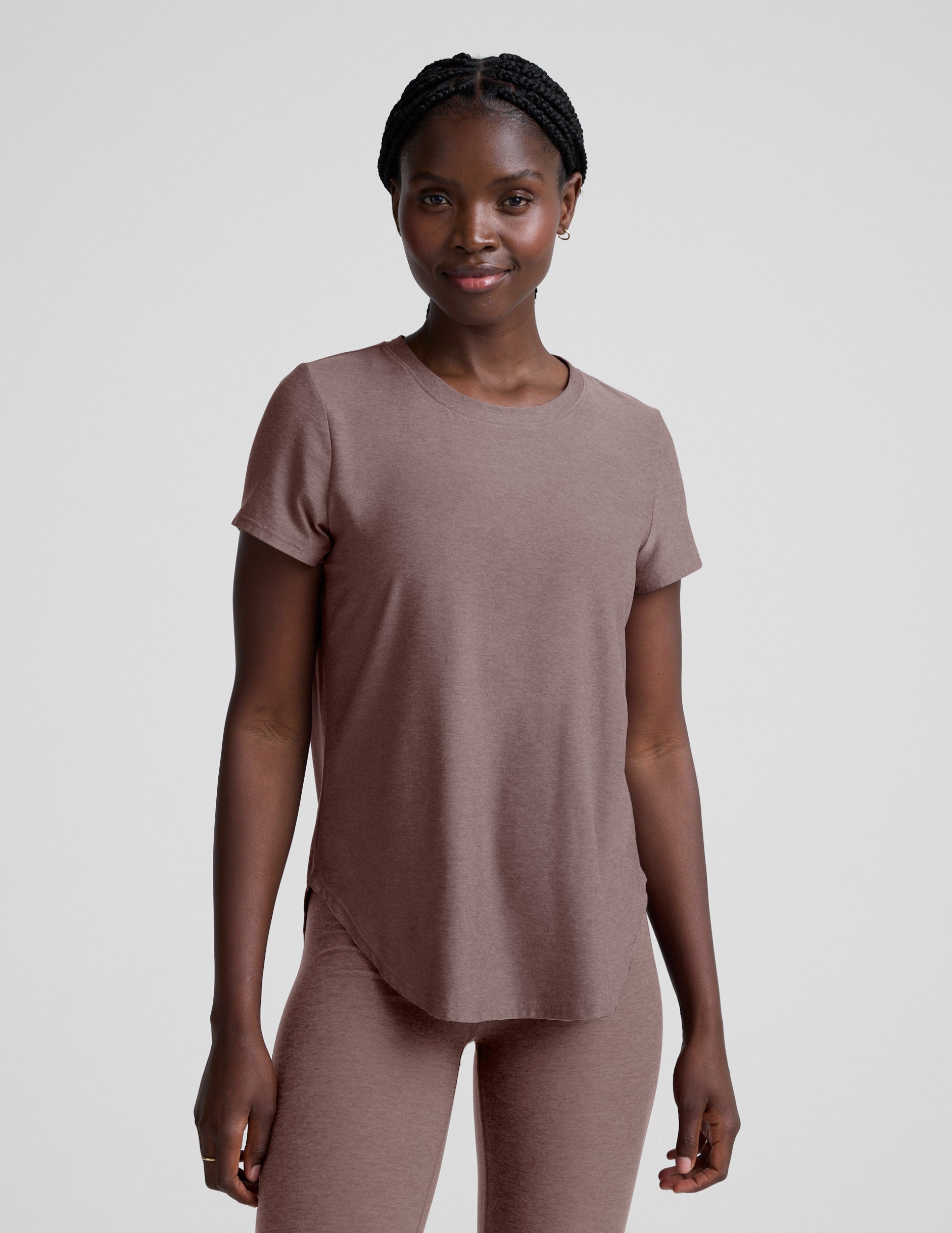 Beyond Yoga Featherweight On The Down Low Tee Women's