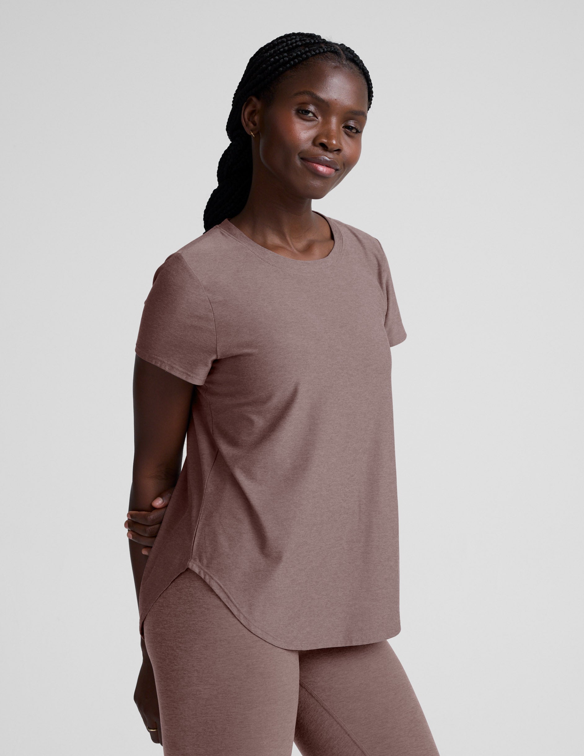 Beyond Yoga Featherweight On The Down Low Tee Women's