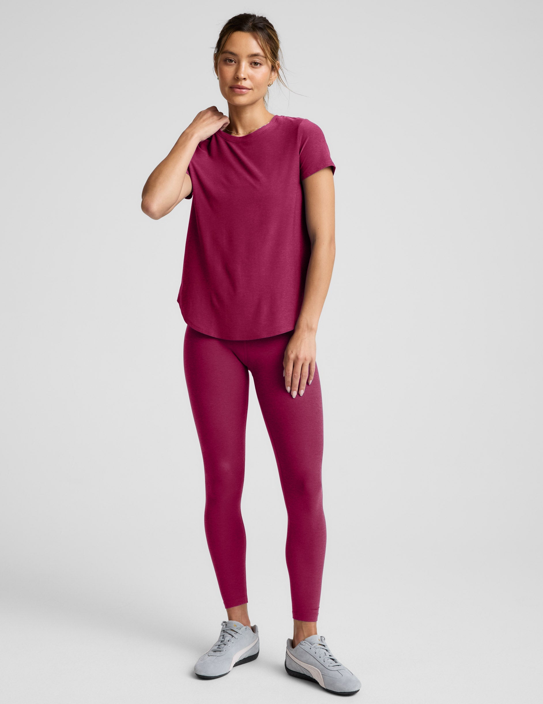 Beyond Yoga Featherweight On The Down Low Tee Women's