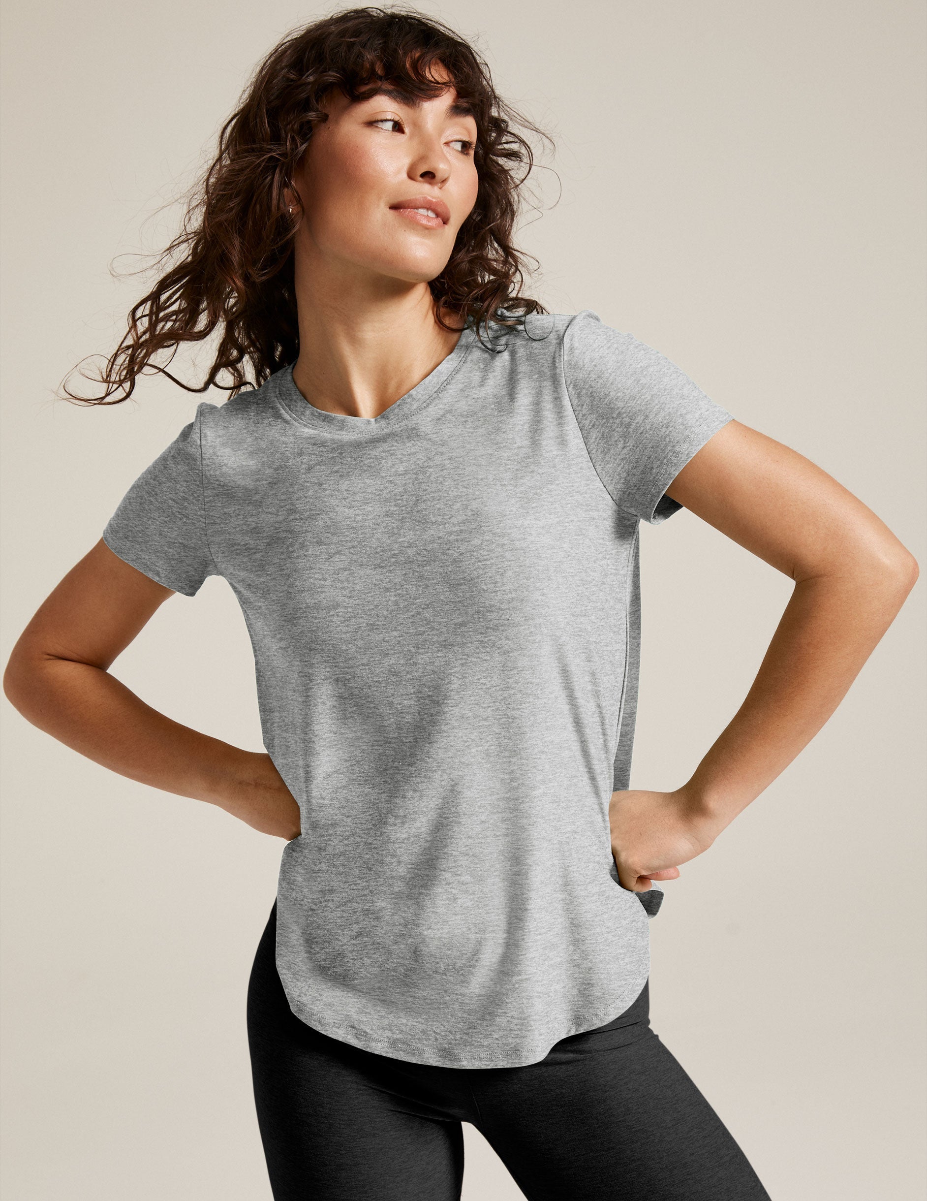 Beyond Yoga Featherweight On The Down Low Tee Women's