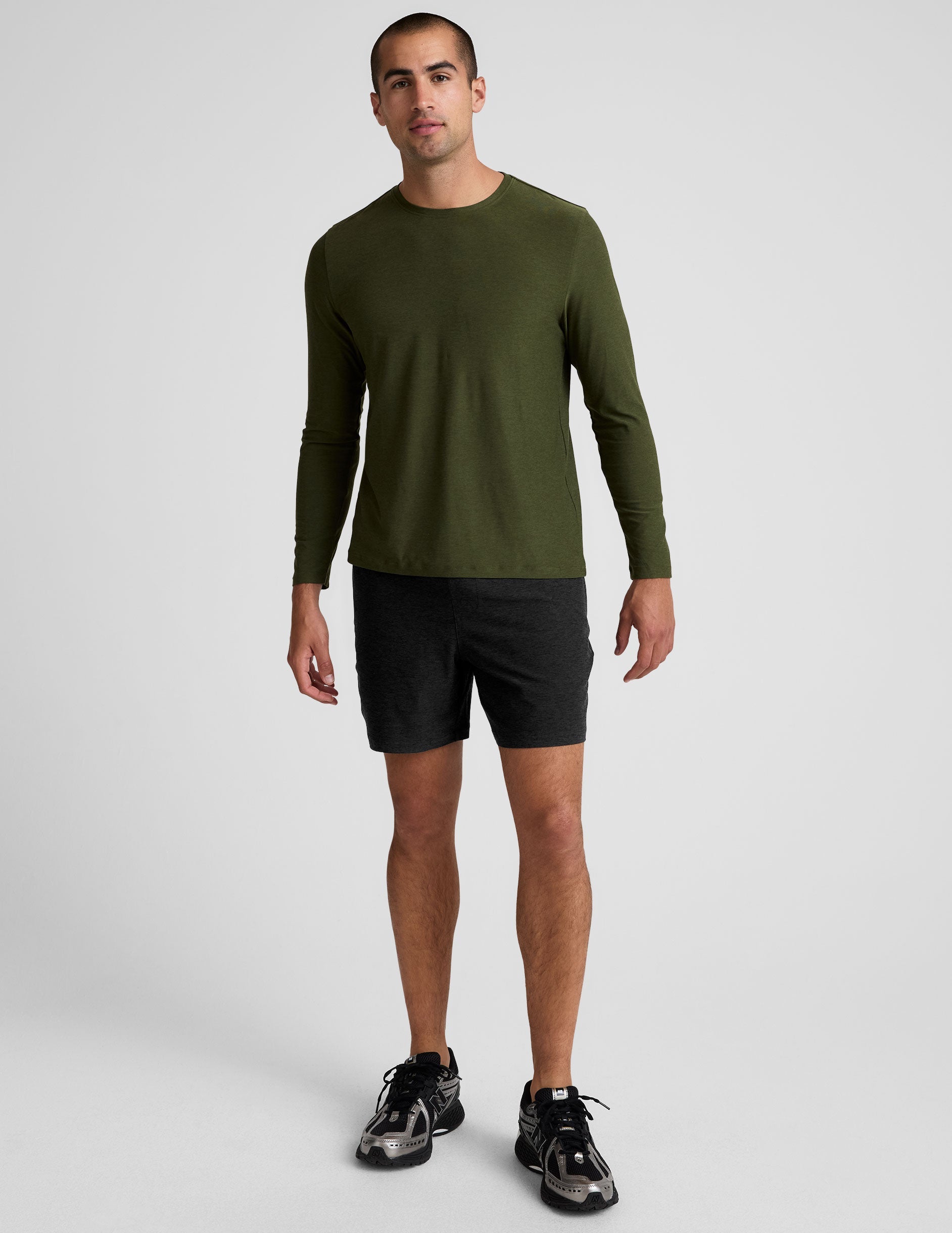 Beyond Yoga Always Beyond Mens Long Sleeve Crew 20