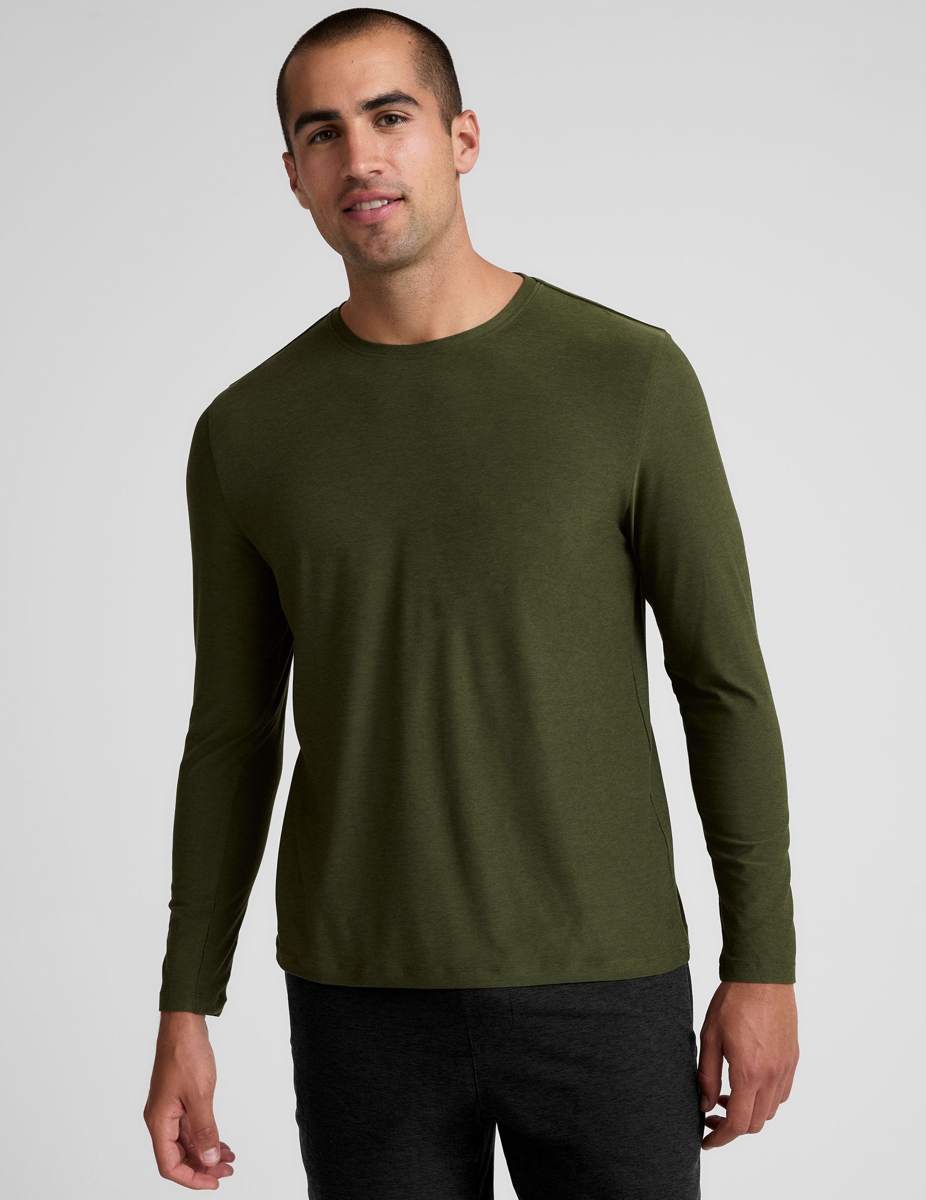 Beyond Yoga Always Beyond Mens Long Sleeve Crew 20