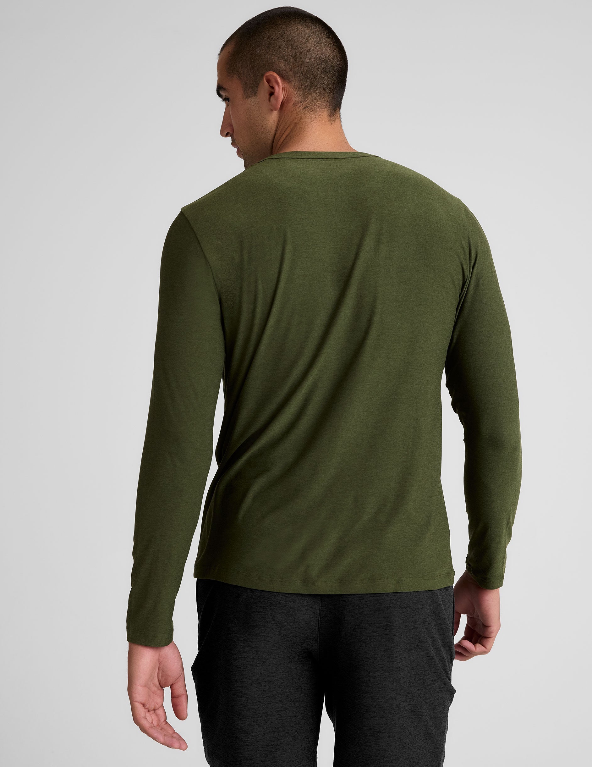 Beyond Yoga Always Beyond Mens Long Sleeve Crew 20