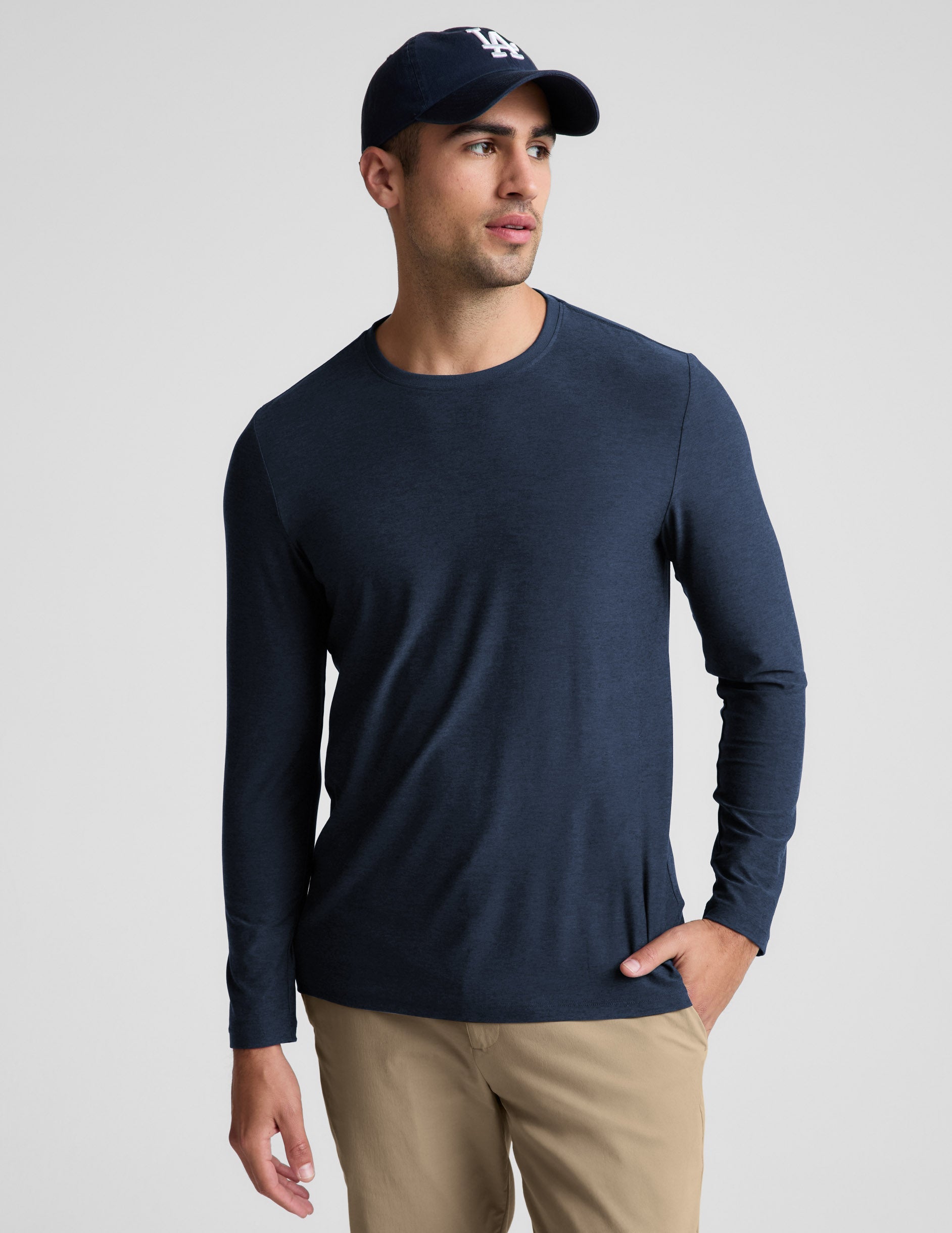 Beyond Yoga Always Beyond Mens Long Sleeve Crew 20