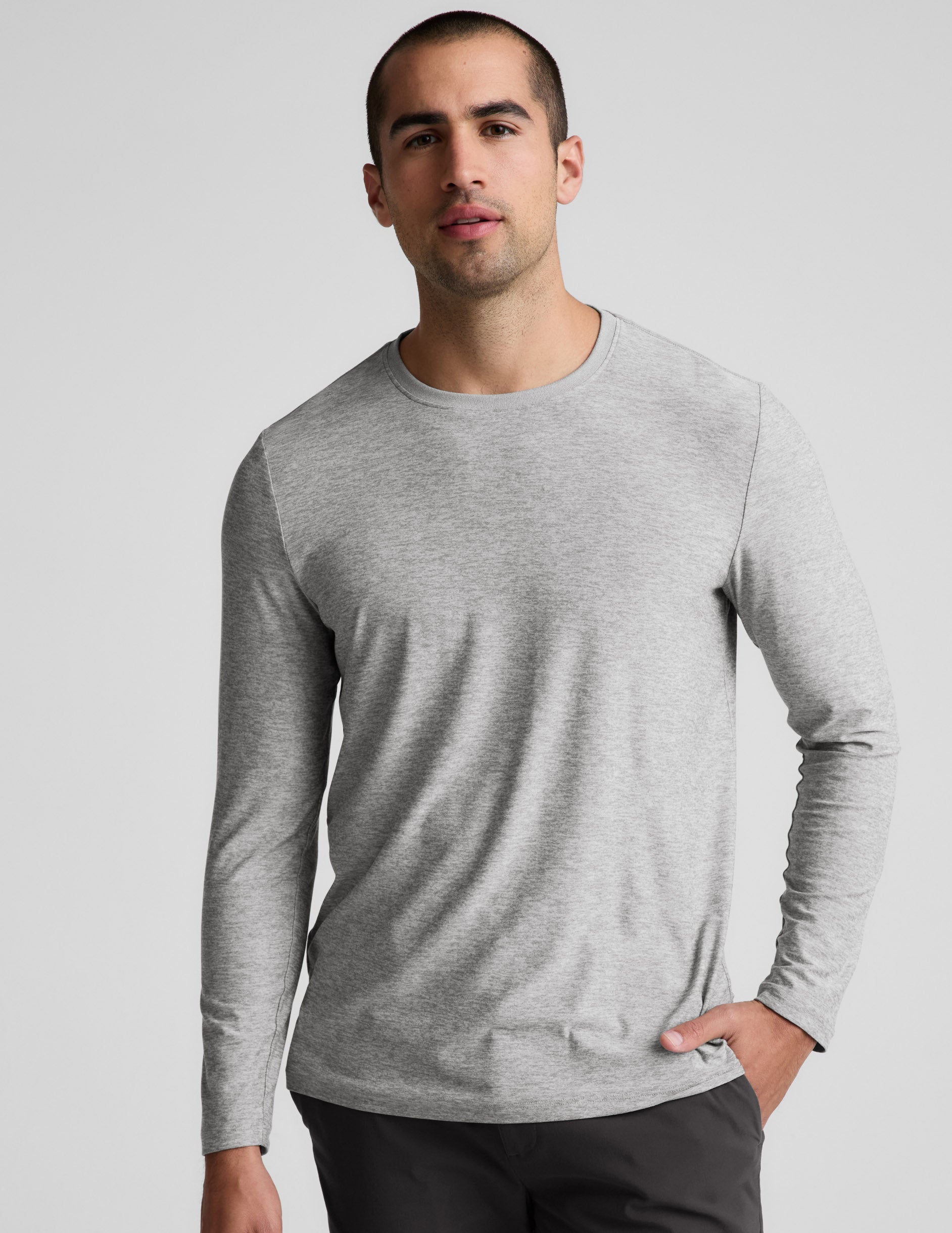 Beyond Yoga Always Beyond Mens Long Sleeve Crew 20