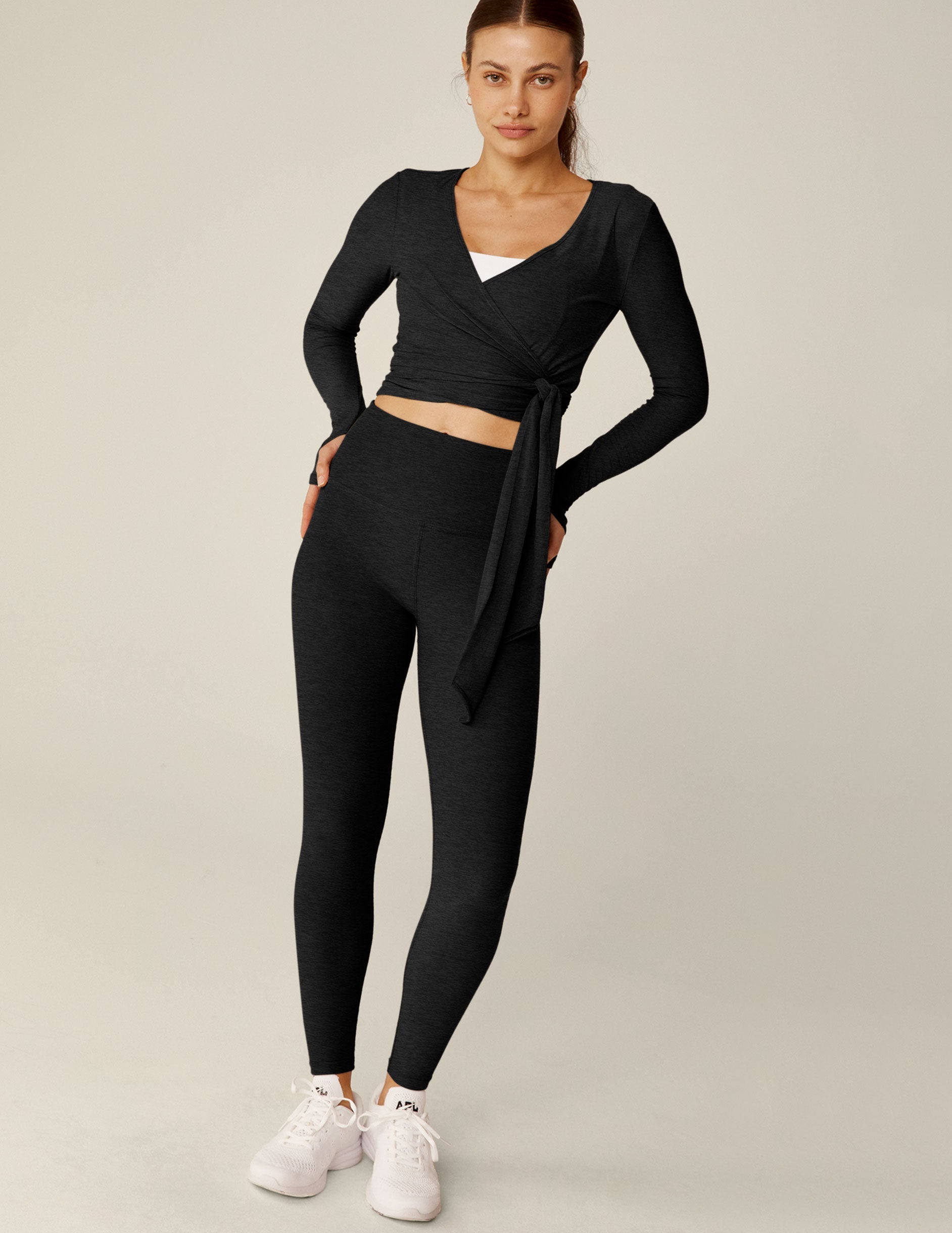 Beyond Yoga Featherweight Waist No Time Wrap Top Women's